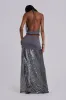 Selina Sequin Backless Top sold by Jaded London