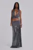 Selina Sequin Backless Top sold by Jaded London