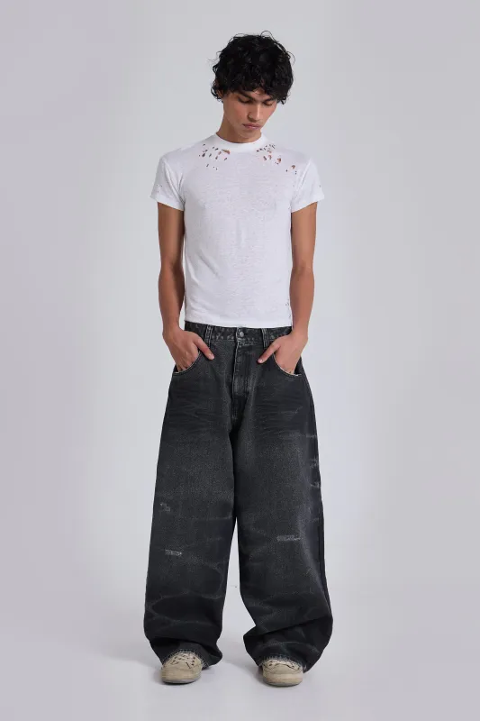 Black Cinch XL Colossus Jeans sold by Jaded London