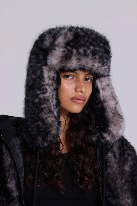 Biome Faux Fur Trapper Hat sold by Jaded London