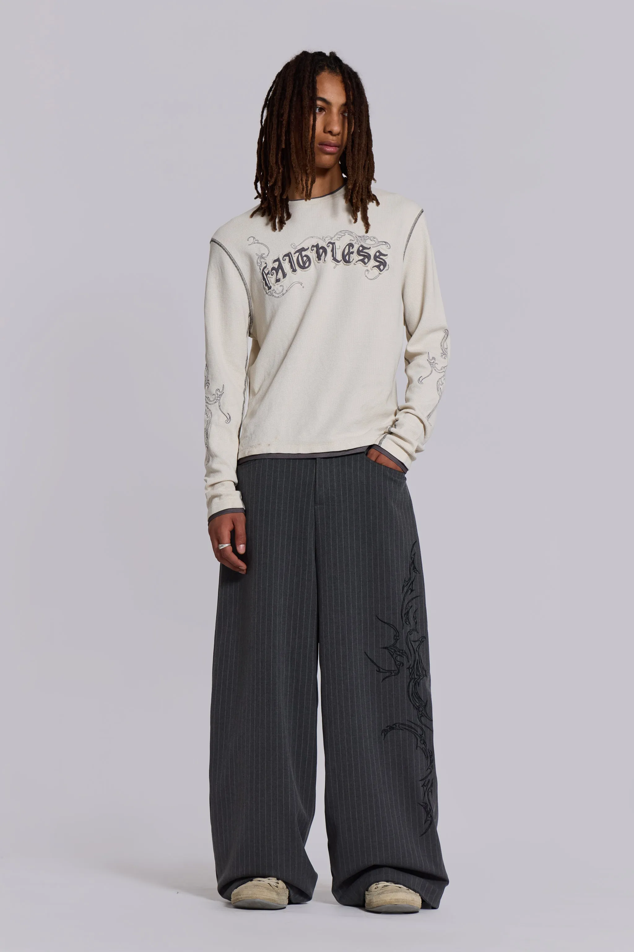 Faithless Waffle Top sold by Jaded London product image thumbnail 3