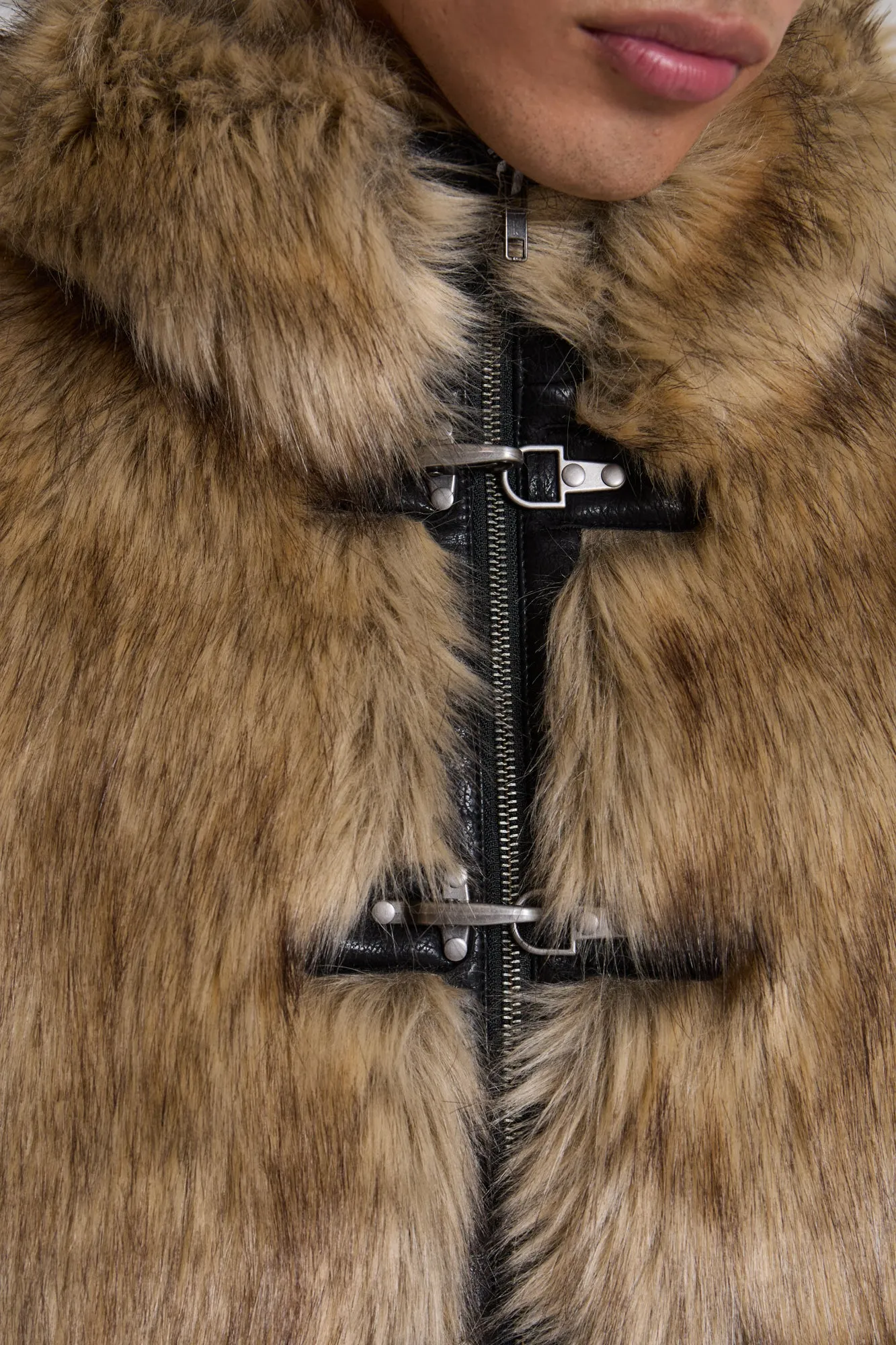 Mendoza Faux Fur Gilet sold by Jaded London product image thumbnail 4