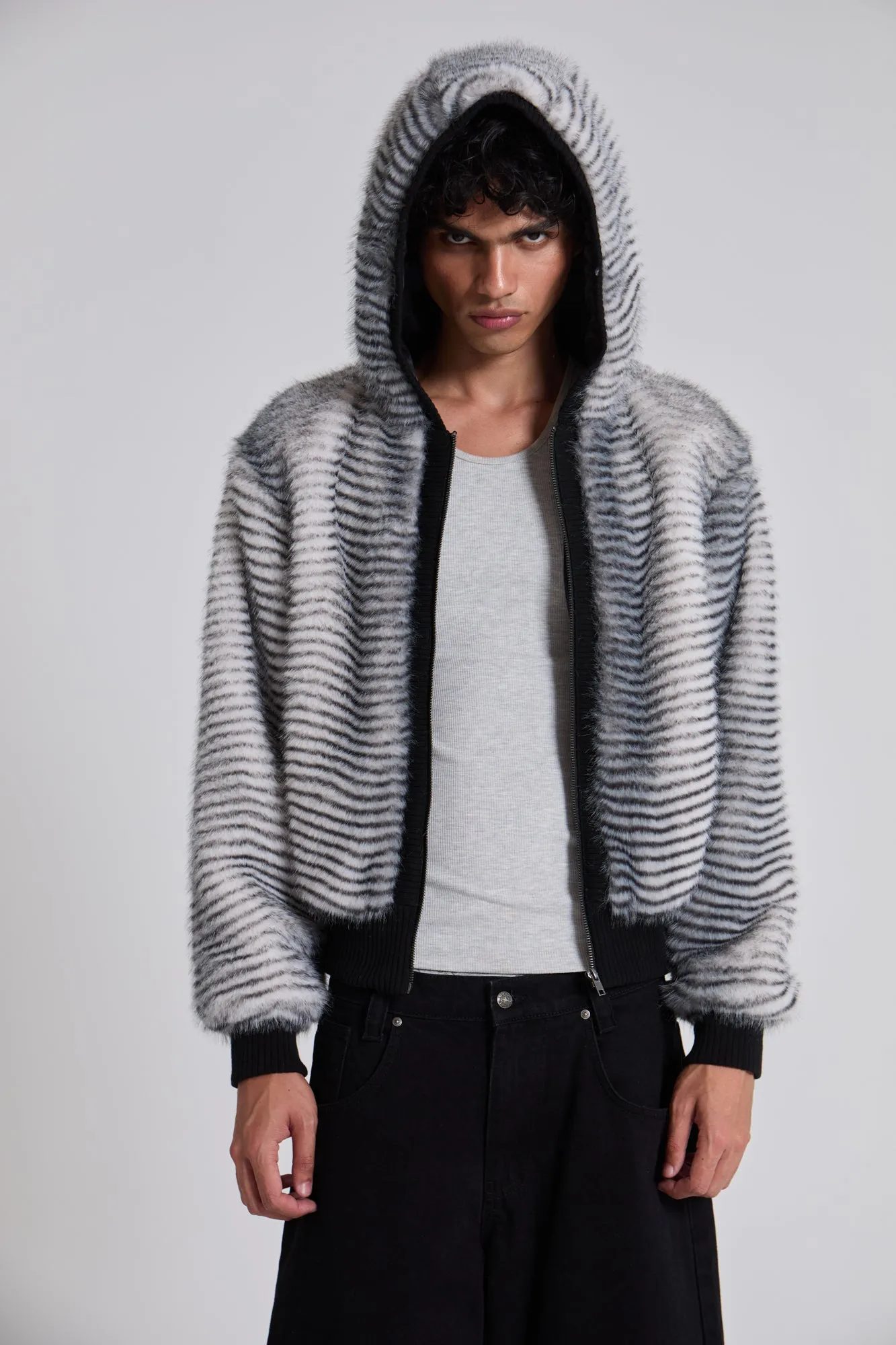 White Bear Faux Fur Jacket sold by Jaded London product image thumbnail 4