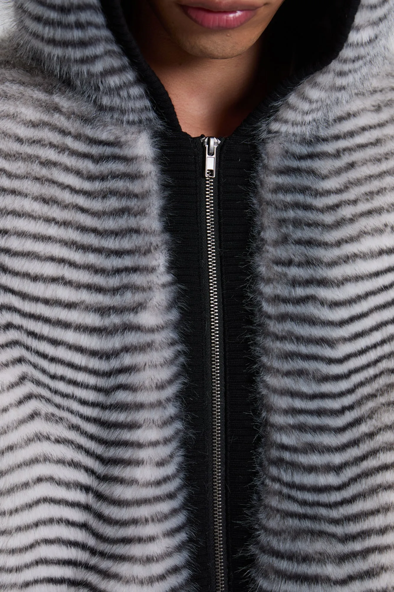 White Bear Faux Fur Jacket sold by Jaded London product image thumbnail 5