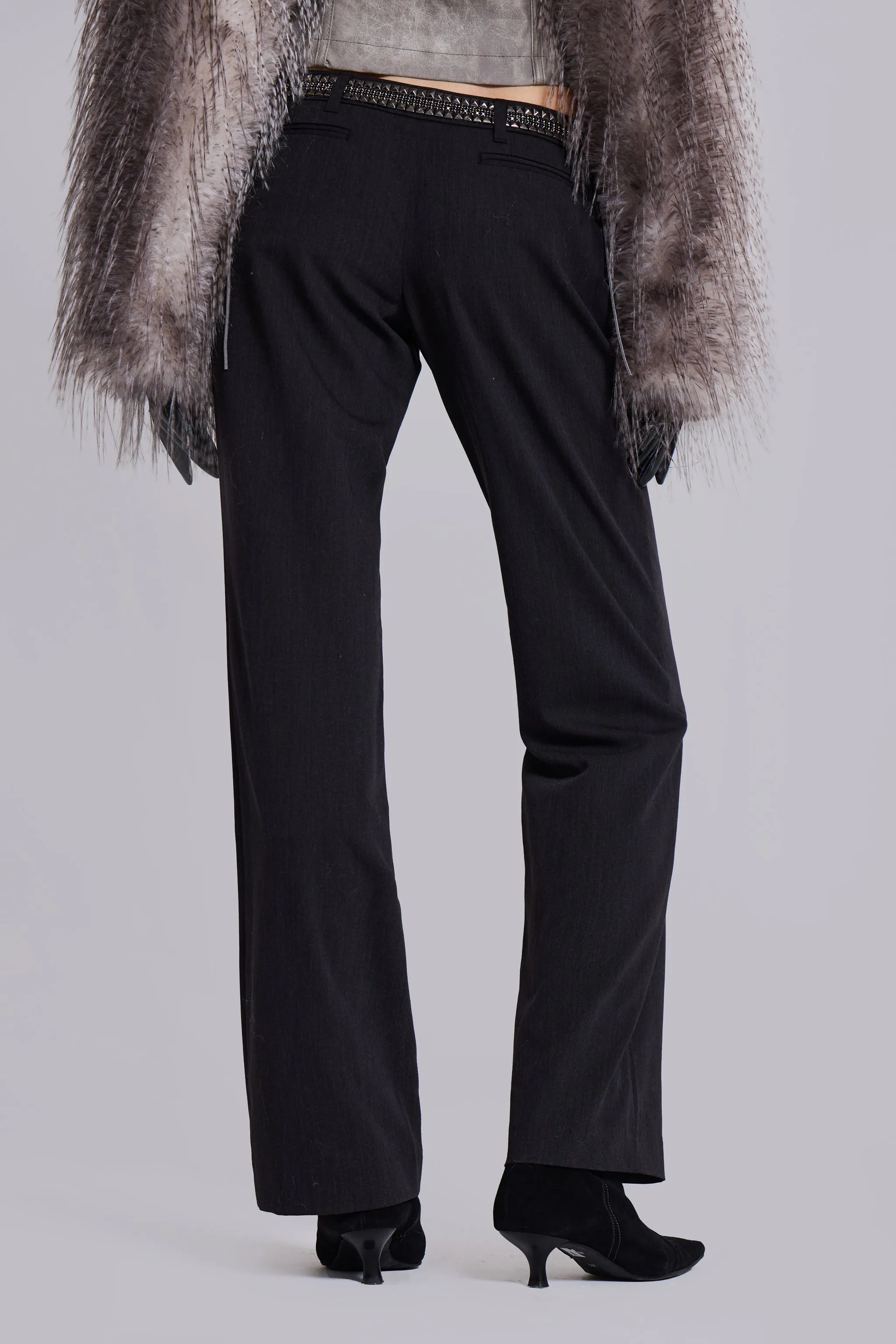 Venissa Embellished Low Rise Tailored Trousers sold by Jaded London product image thumbnail 5