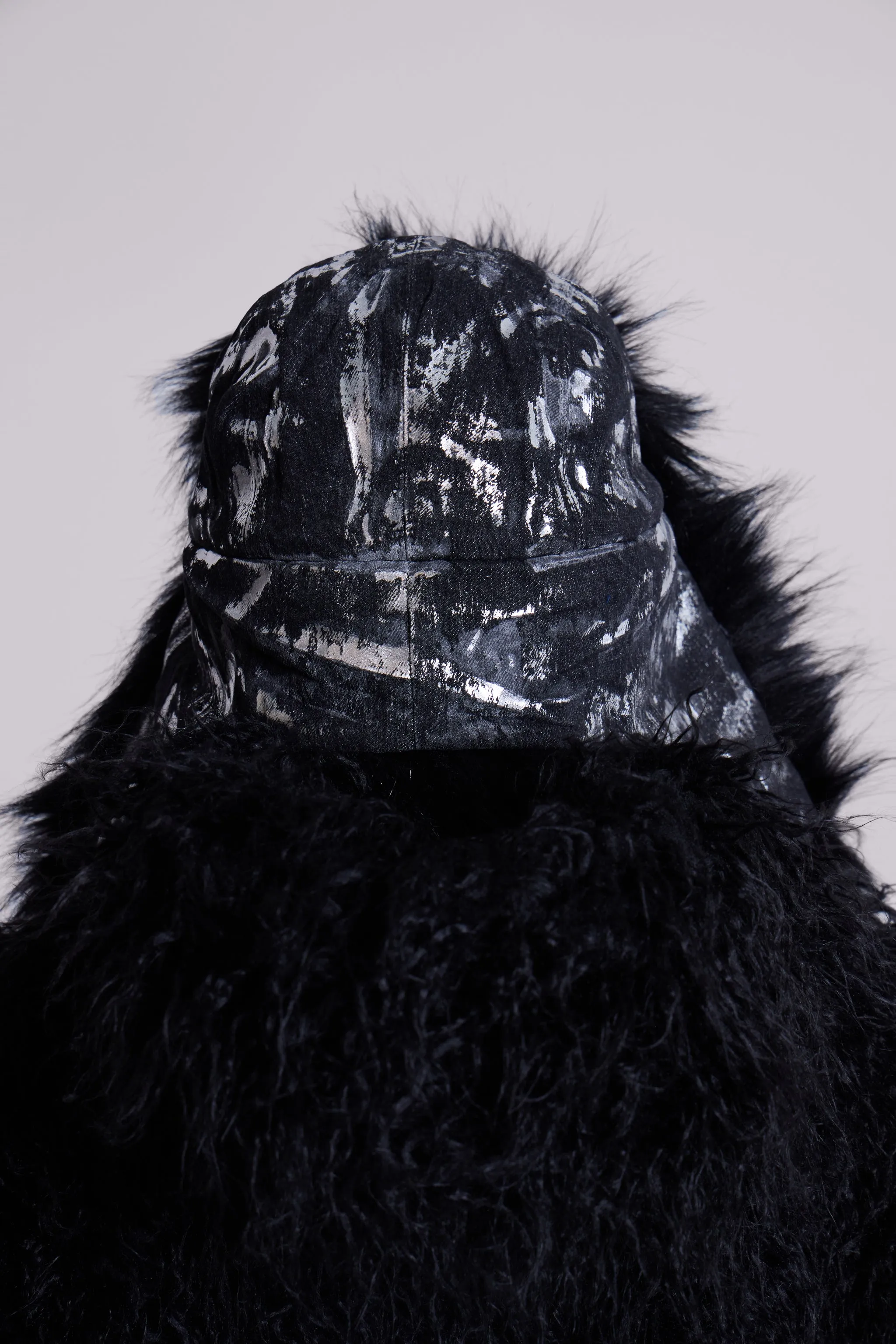 Gunmetal Denim Trapper Hat sold by Jaded London product image thumbnail 3
