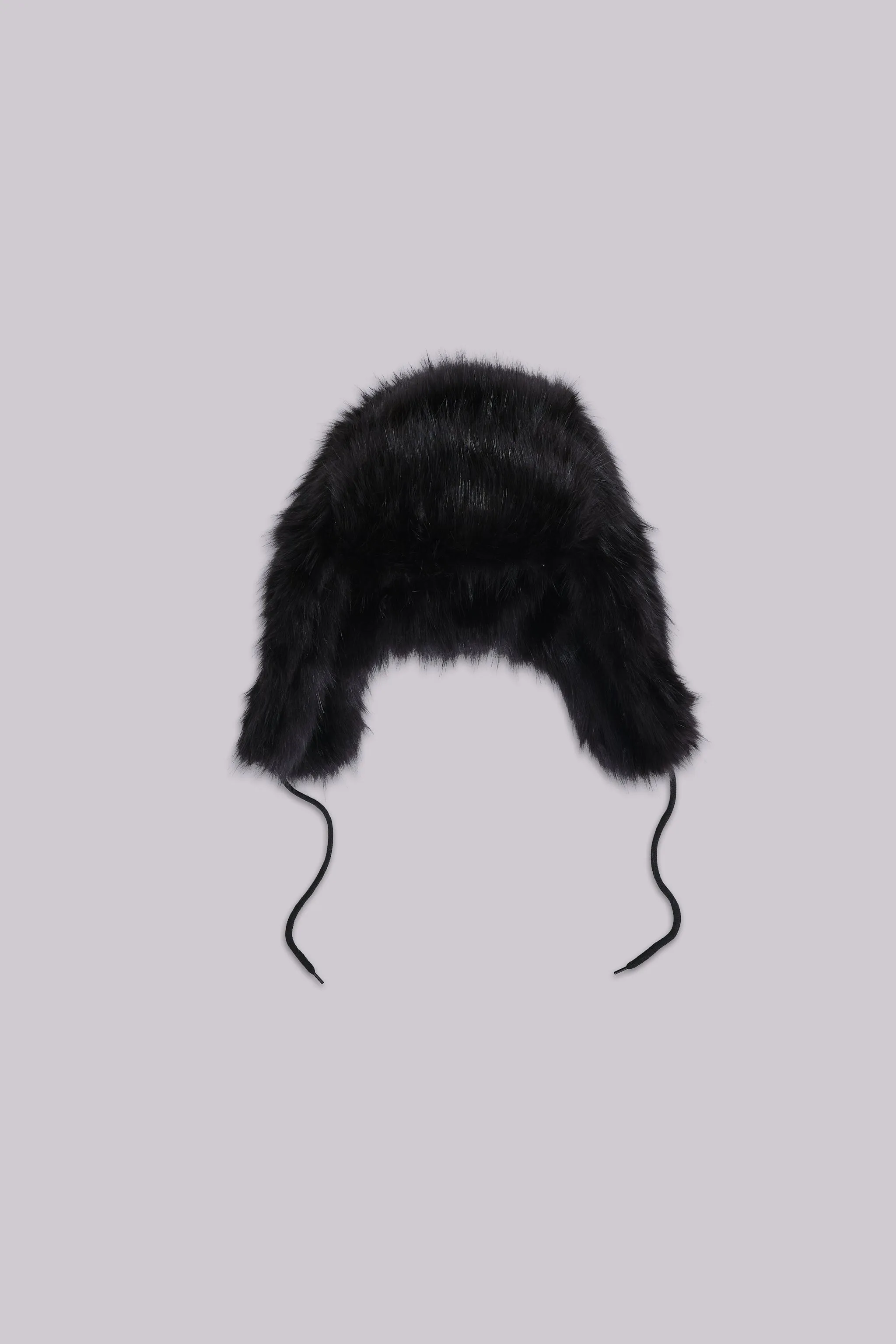 Black Faux Fur Trapper Hat sold by Jaded London product image thumbnail 2