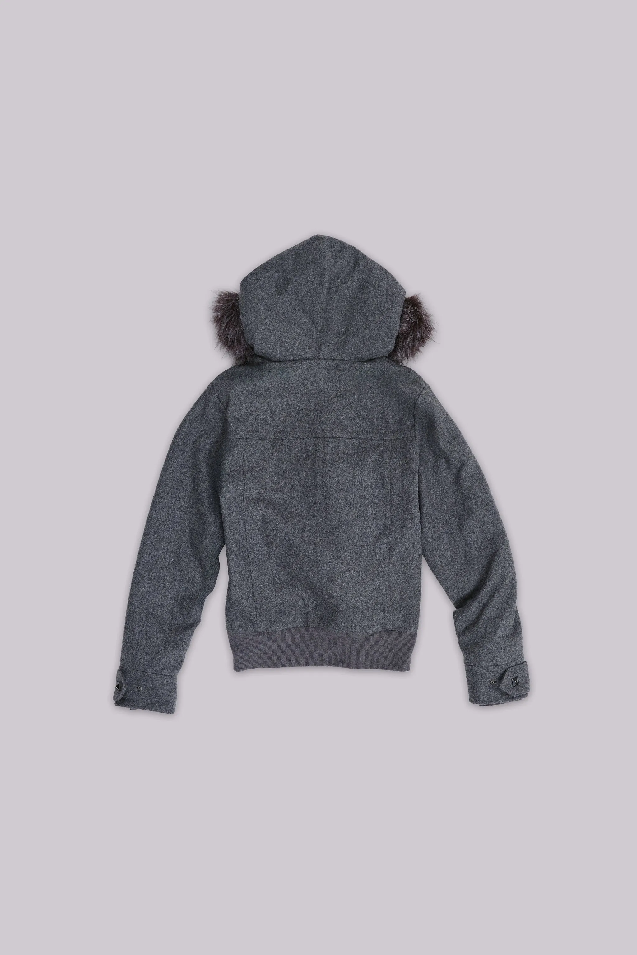 Marl Military Hooded Jacket sold by Jaded London product image thumbnail 5