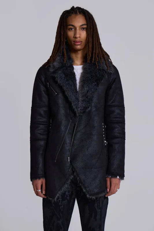 Wander Fur Jacket sold by Jaded London