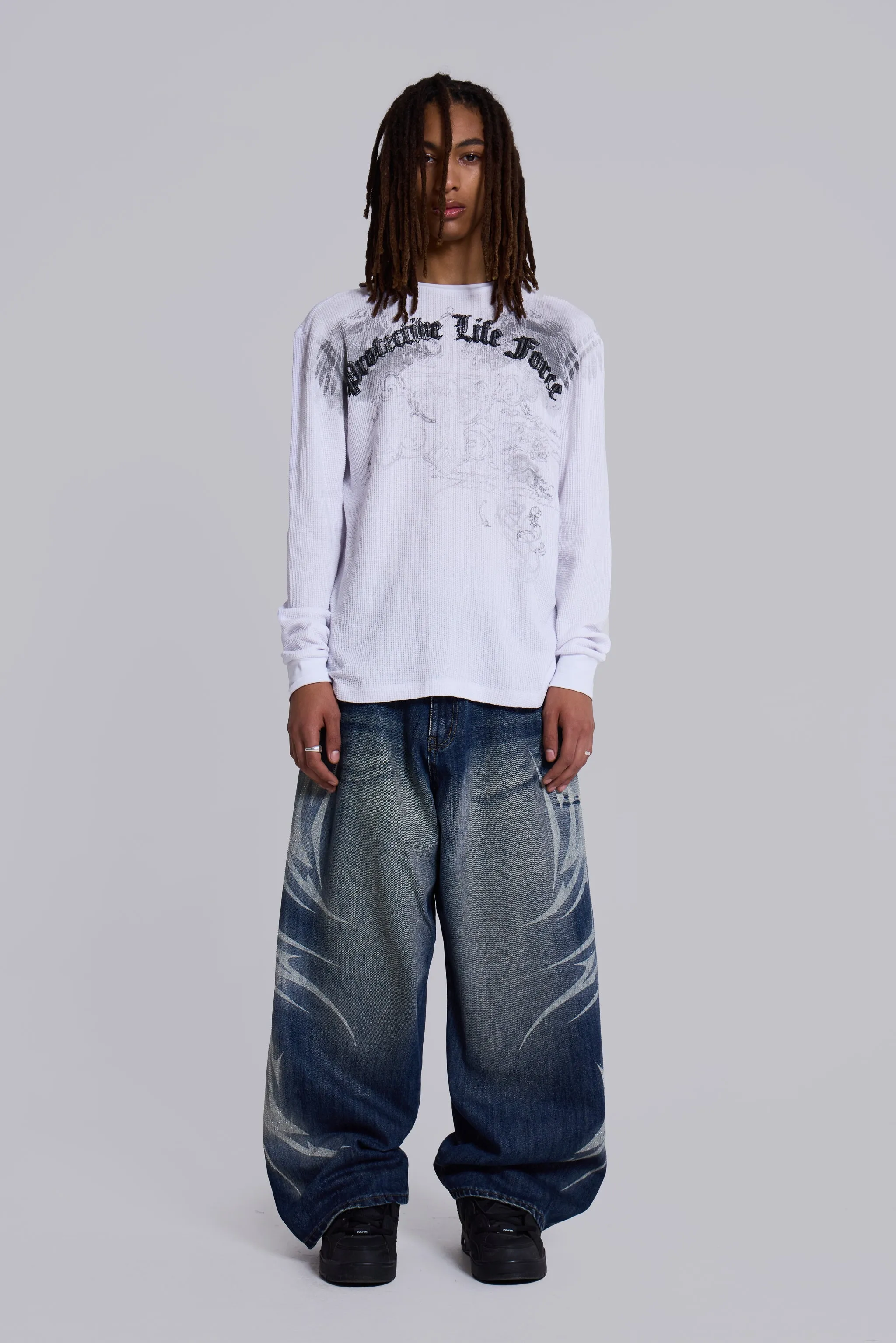 Life Waffle Top sold by Jaded London product image thumbnail 3