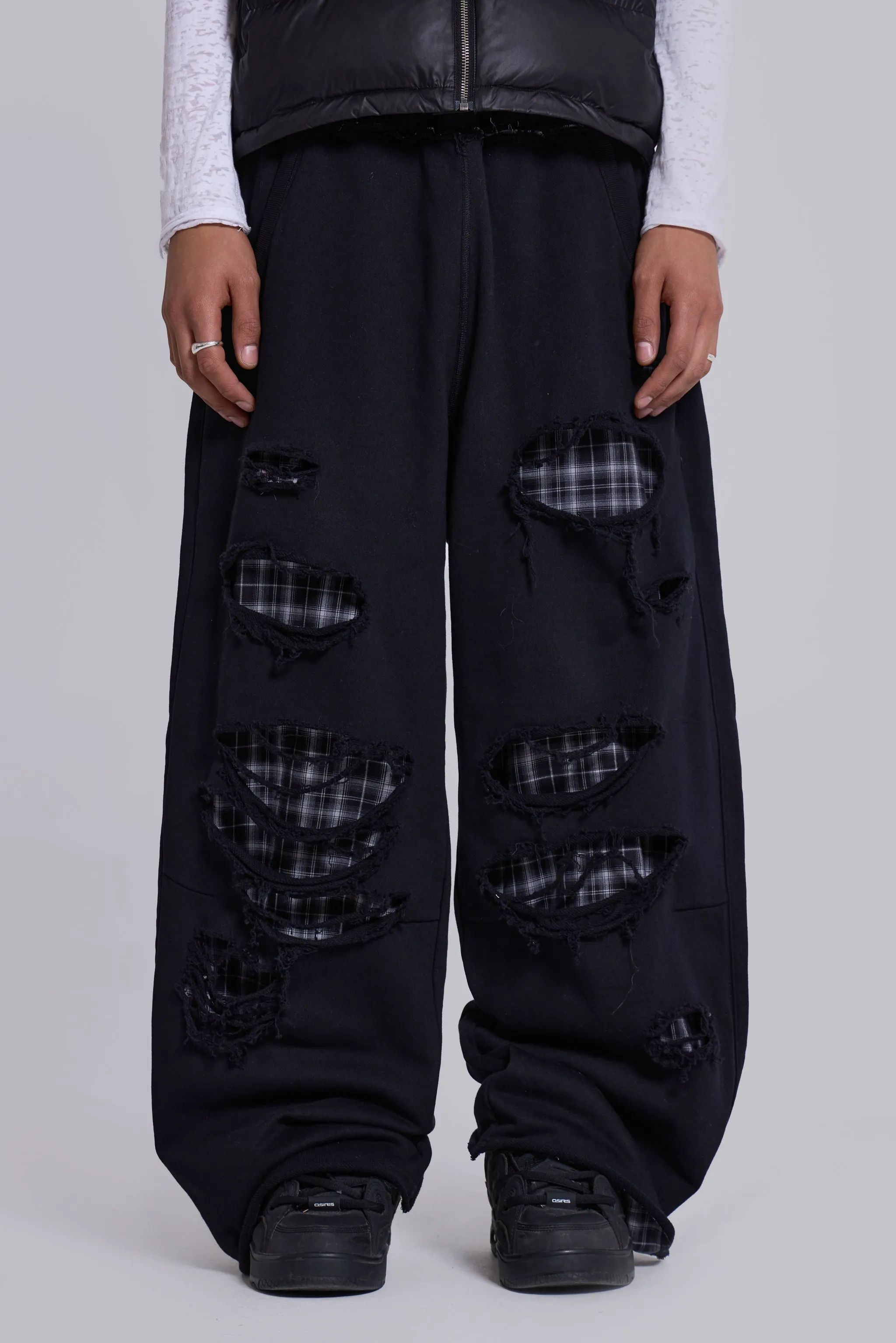 Check Layered Monster Joggers sold by Jaded London