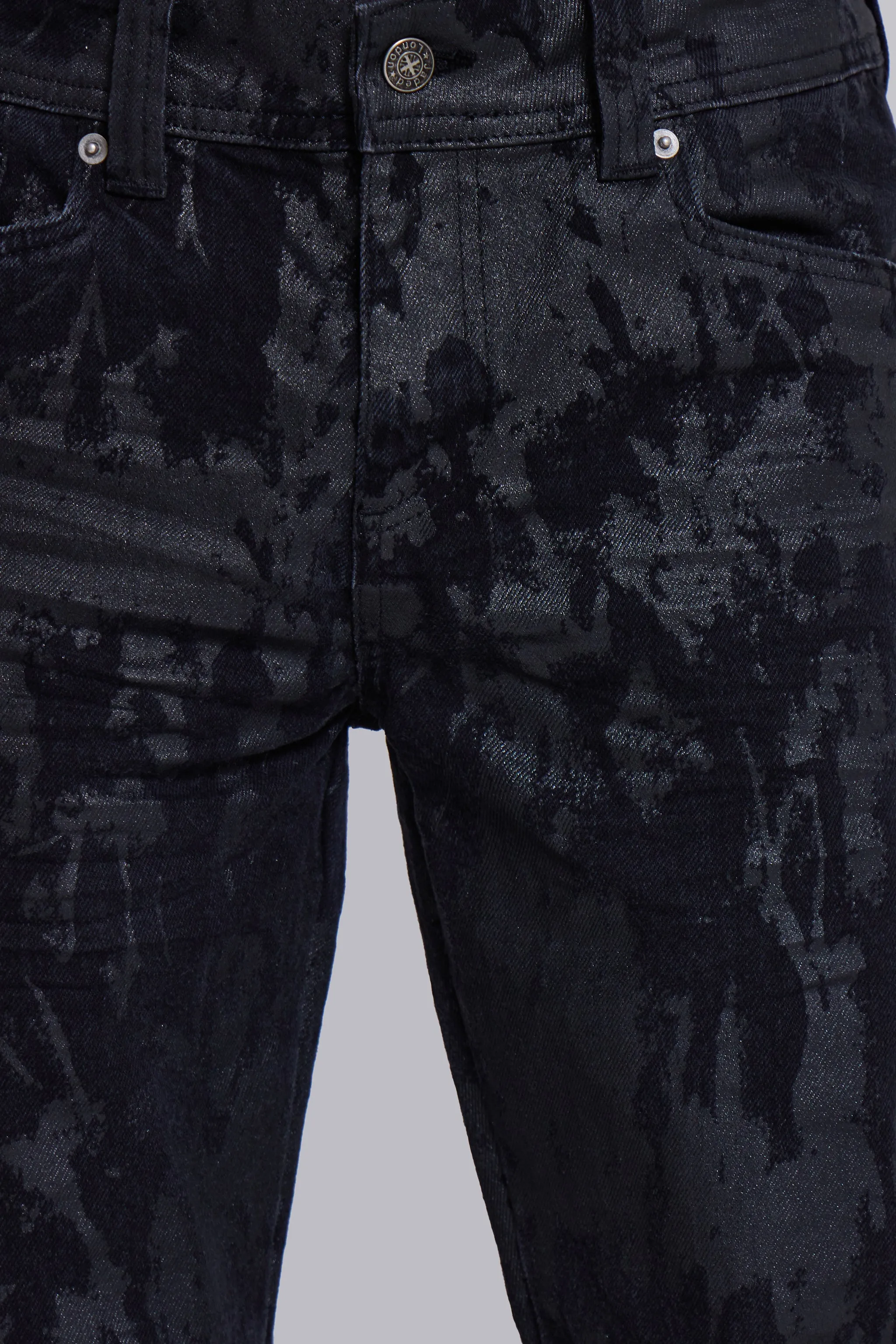 Wax Coated Drift Jeans sold by Jaded London product image thumbnail 5