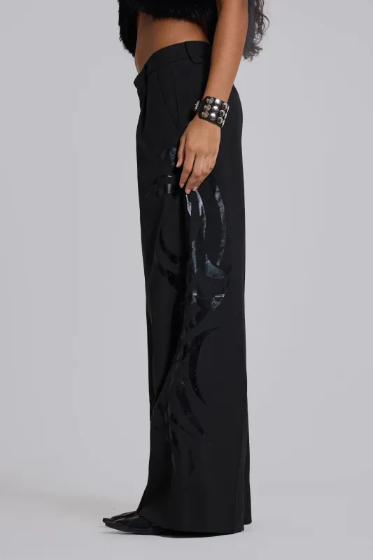 Blackout Blade Suit Trousers sold by Jaded London