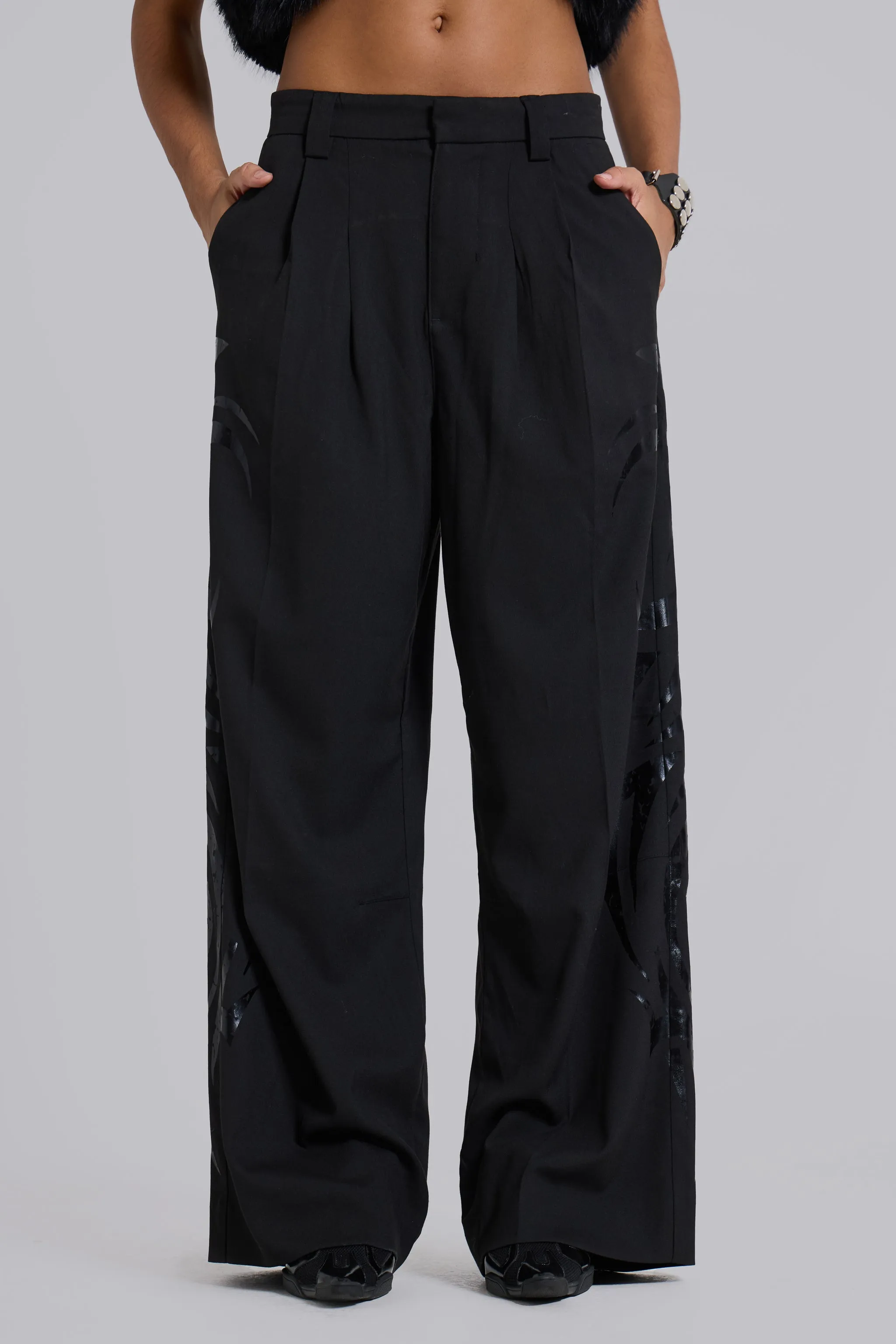 Blackout Blade Suit Trousers sold by Jaded London product image thumbnail 2