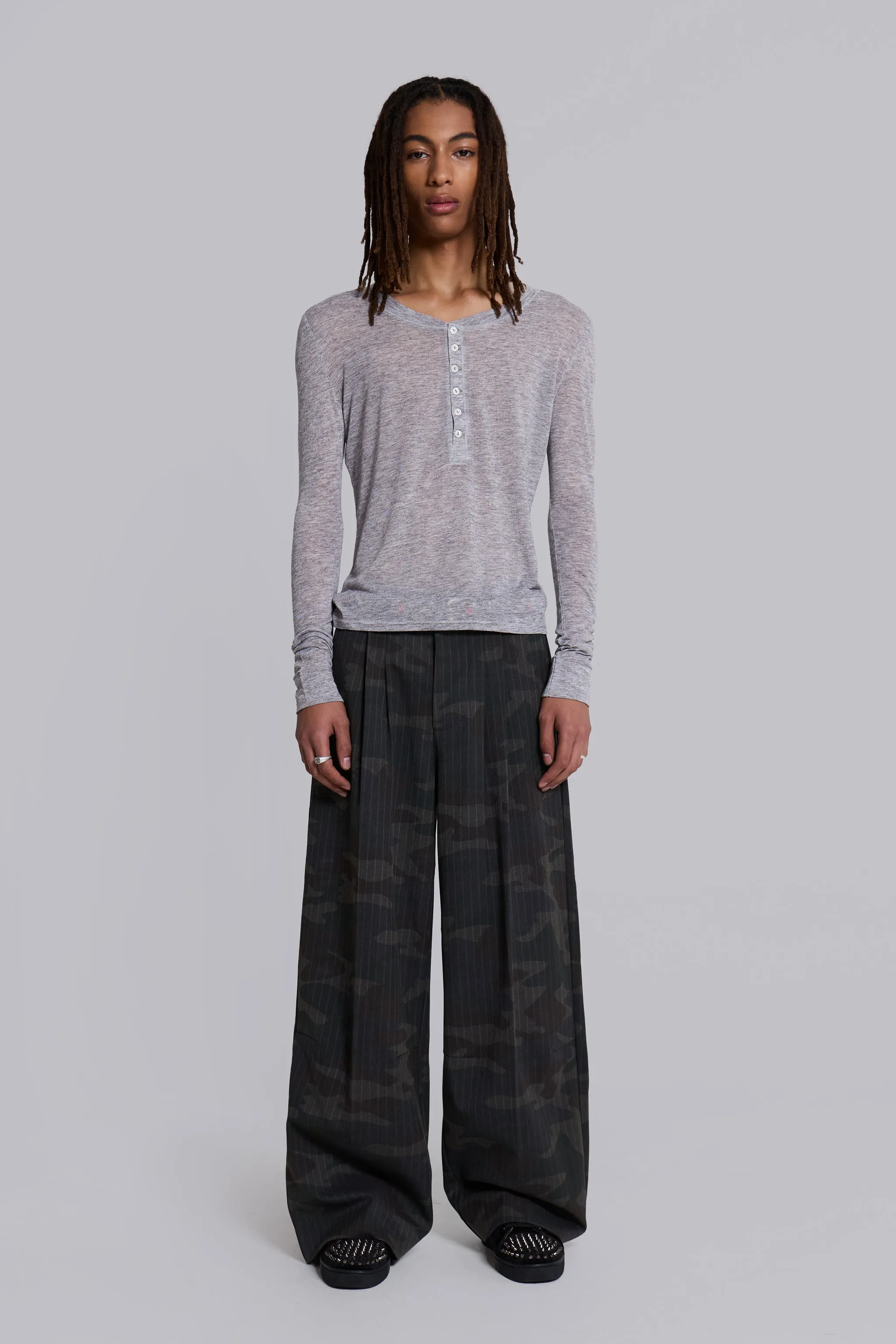 Camo Pinstripe Goliath Suit Pants sold by Jaded London product image thumbnail 2