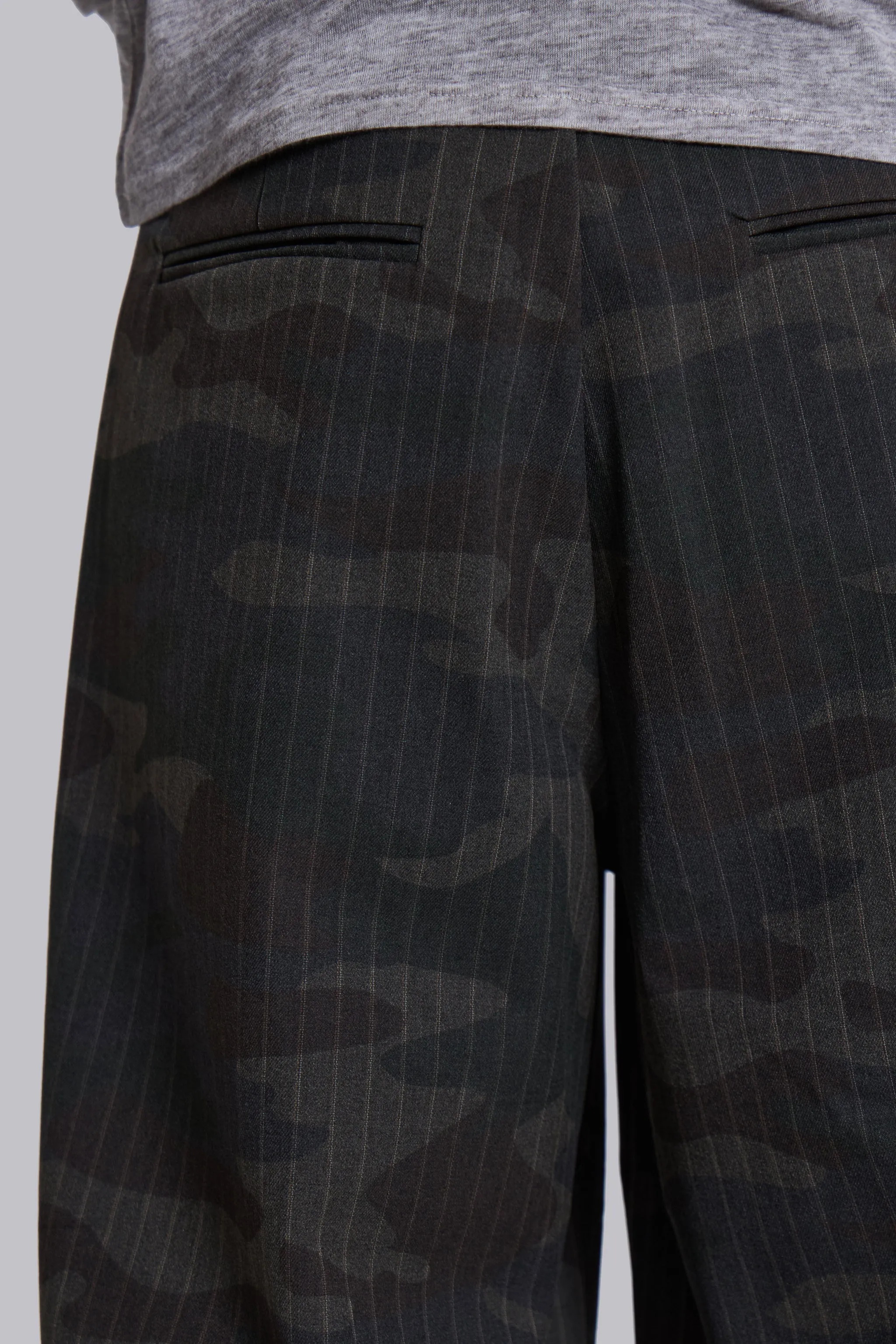 Camo Pinstripe Goliath Suit Pants sold by Jaded London product image thumbnail 4