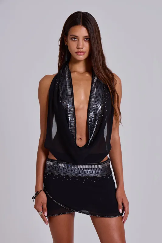 Lumae Embellished Mini dress sold by Jaded London