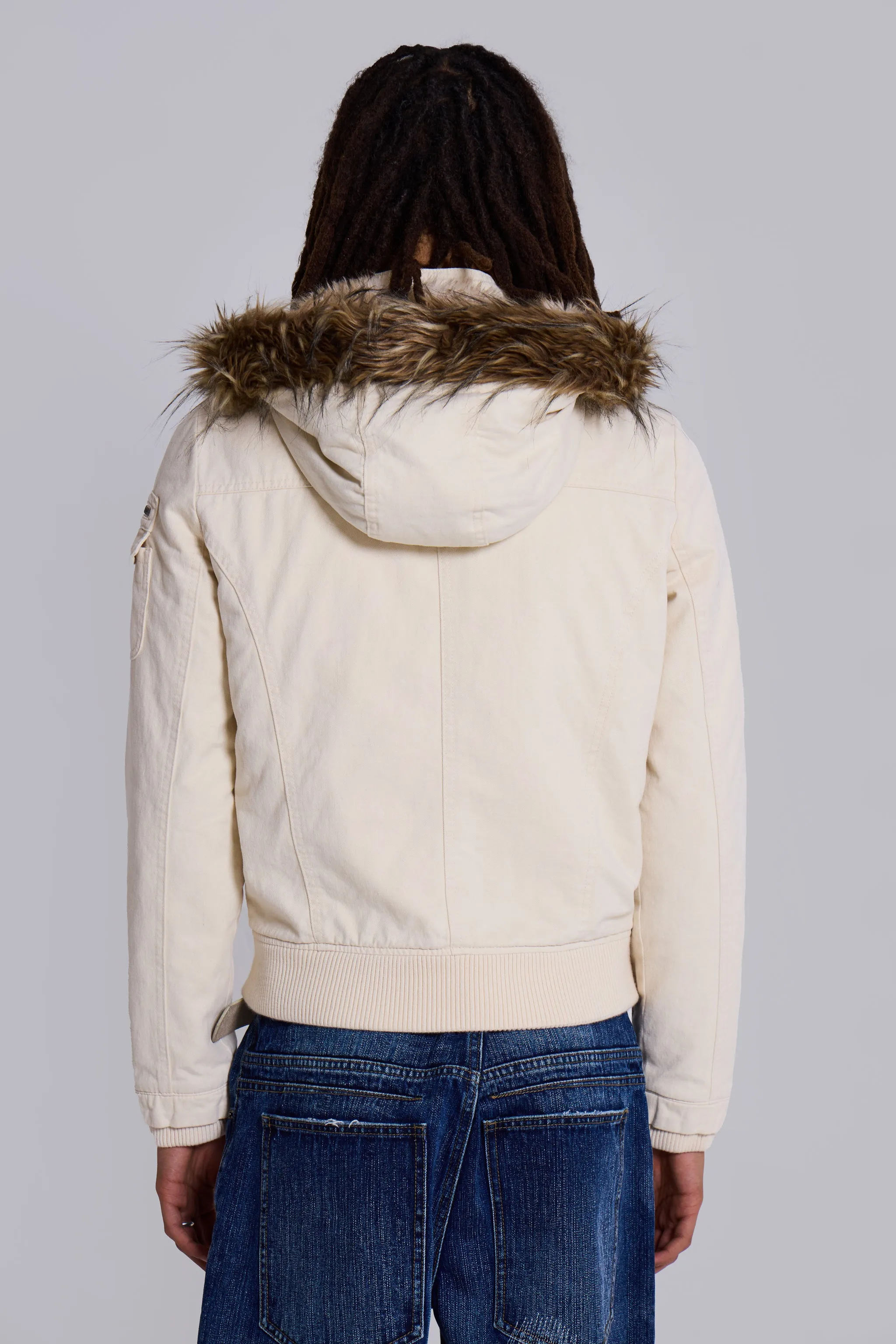 Ecru Merida Jacket sold by Jaded London product image thumbnail 4