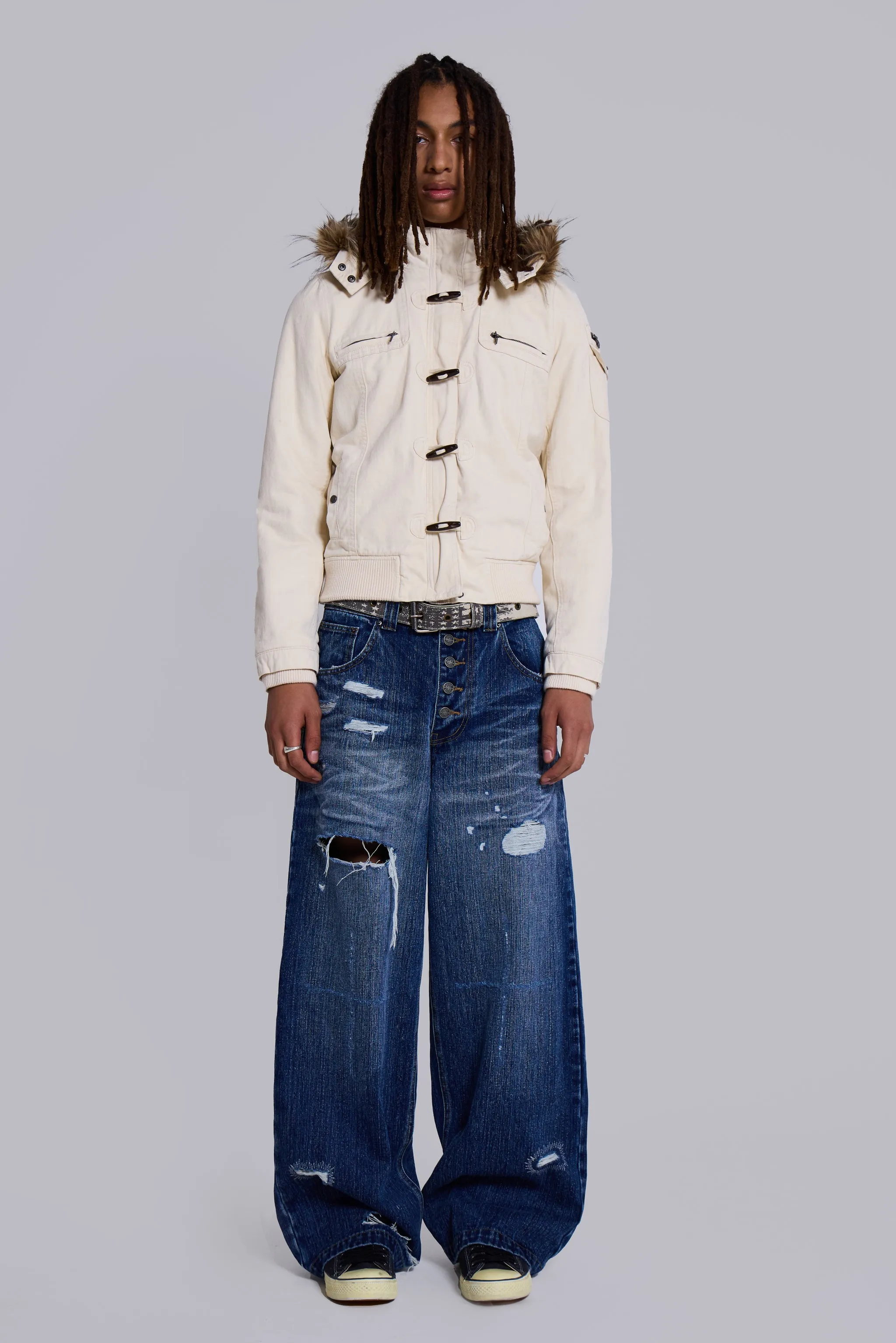 Ecru Merida Jacket sold by Jaded London product image thumbnail 3
