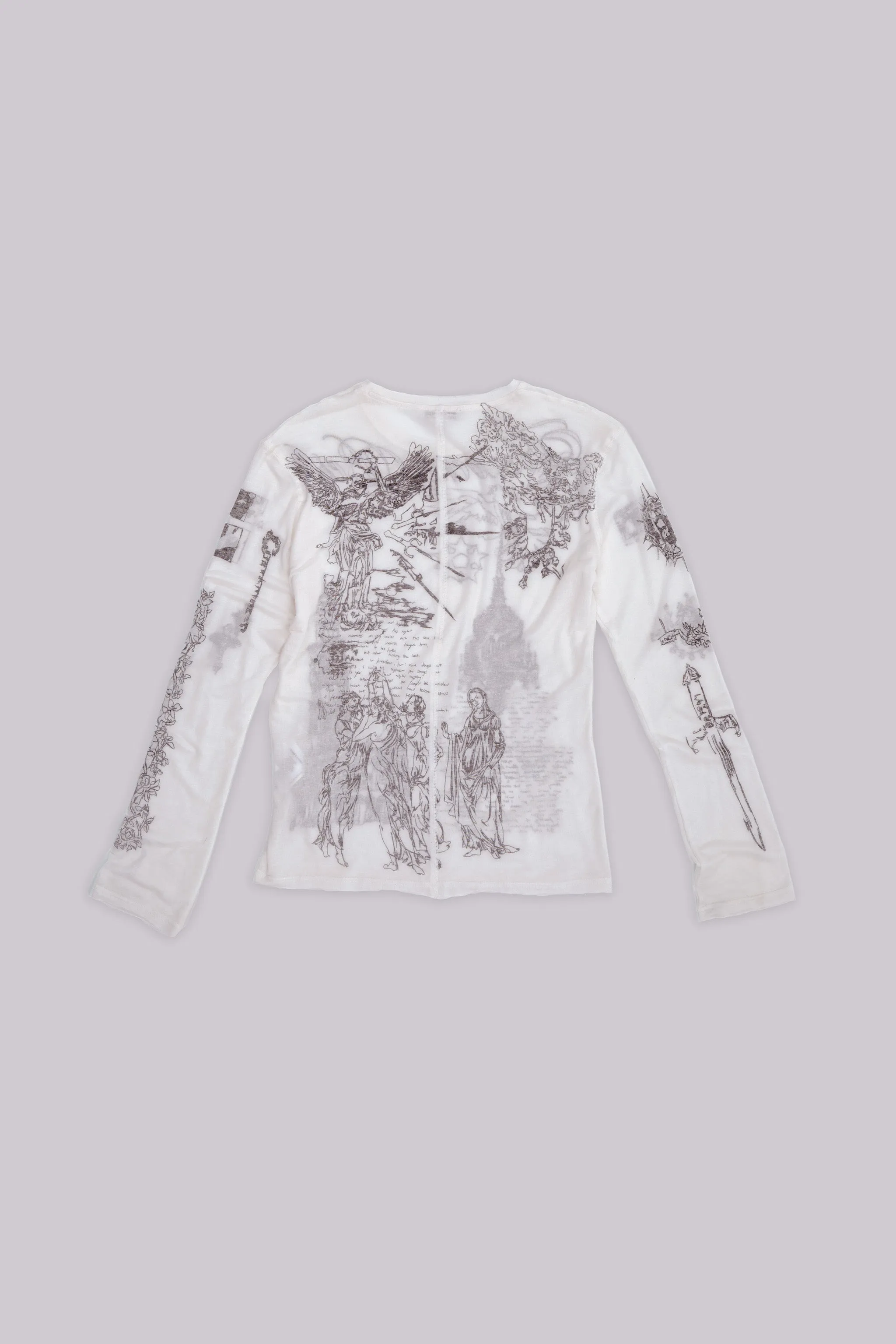 Archangel Mist Long Sleeve Top sold by Jaded London product image thumbnail 3