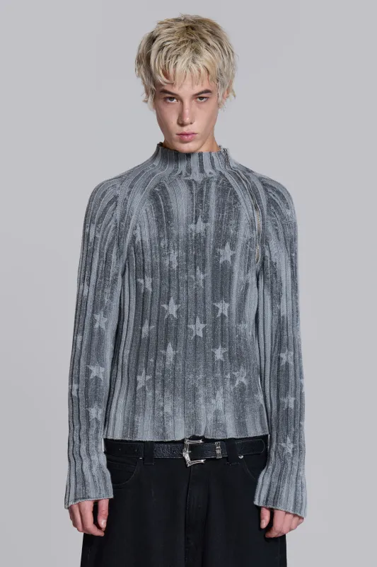 Stars and Stripes Knitted Jumper sold by Jaded London