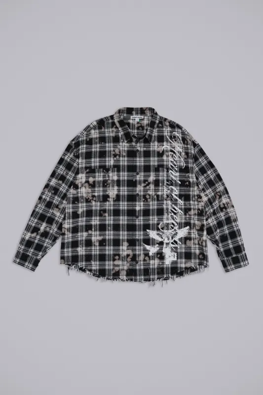Spirit Checked Flannel Shirt sold by Jaded London