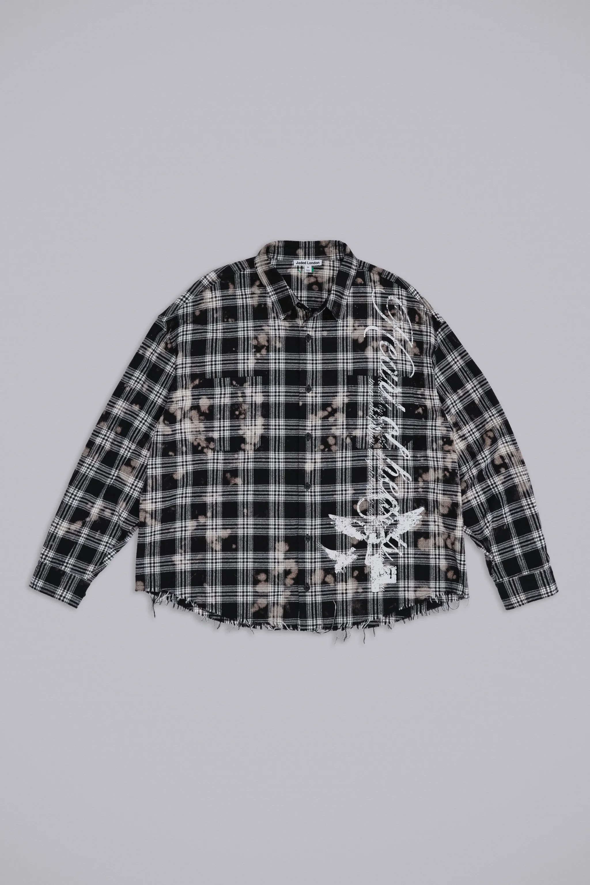 Spirit Checked Flannel Shirt sold by Jaded London