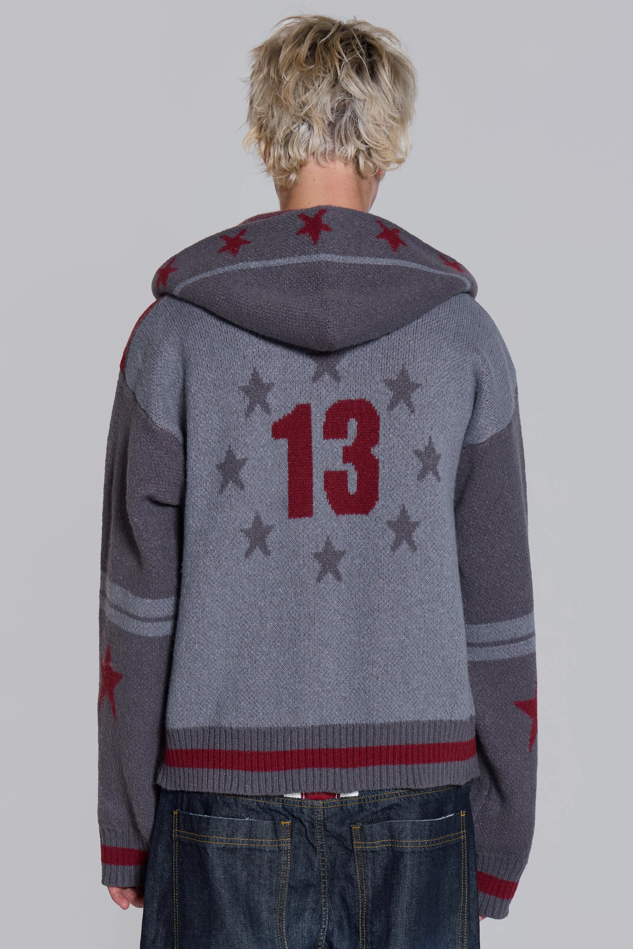 LDN Knitted Zip-Up Hoodie sold by Jaded London product image thumbnail 4