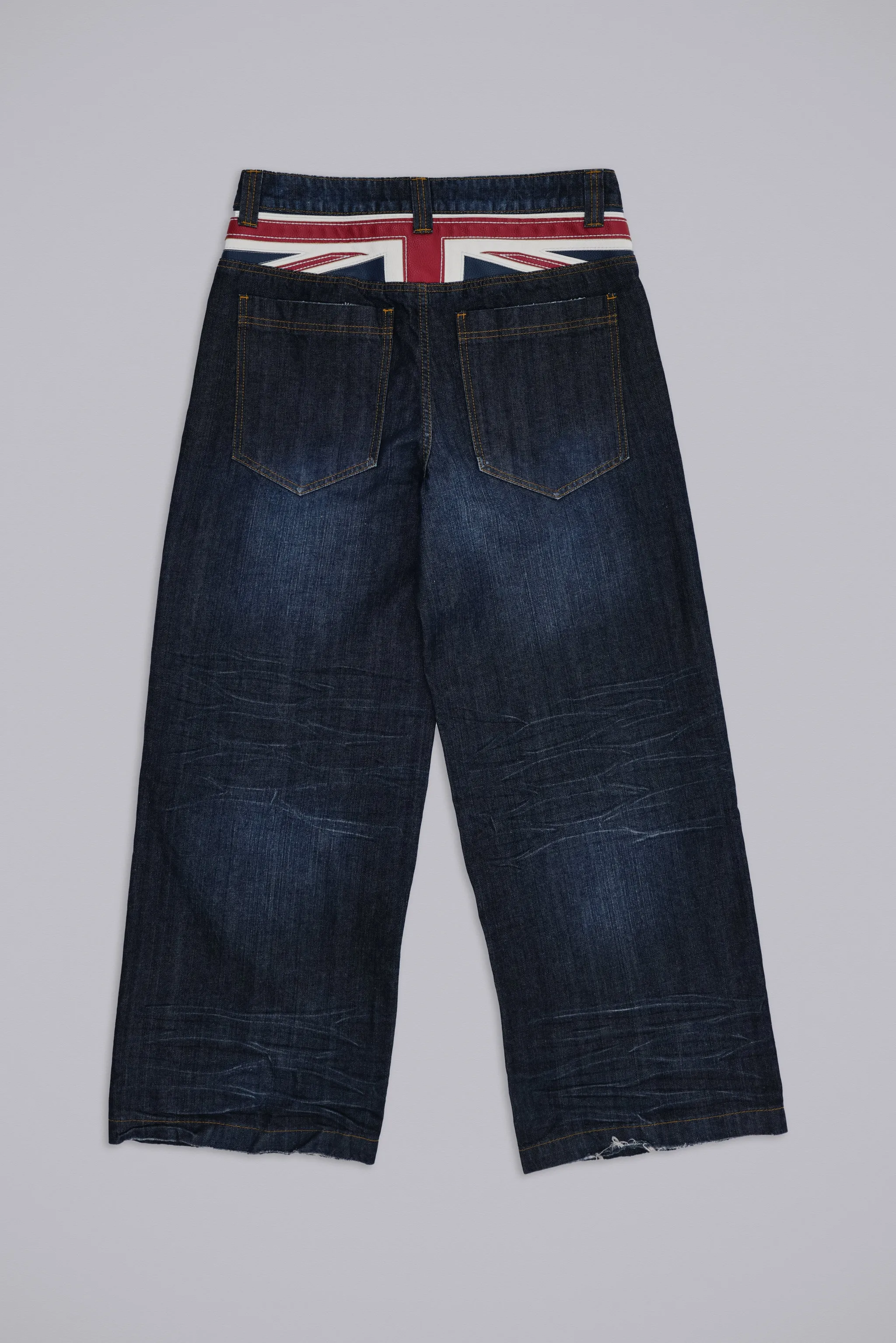 Union Jack Indigo Colossus Jeans sold by Jaded London product image thumbnail 2