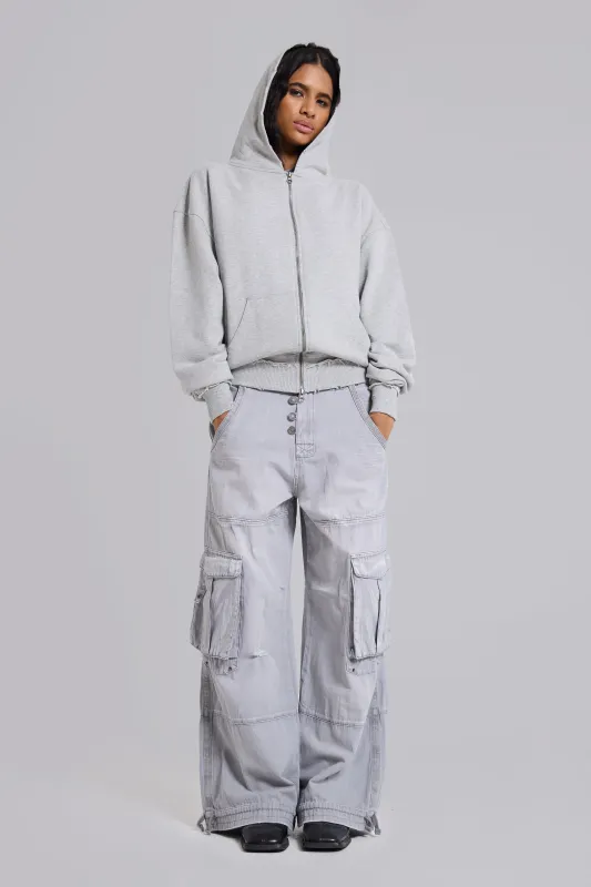 Washed Grey Decoy Cargos sold by Jaded London