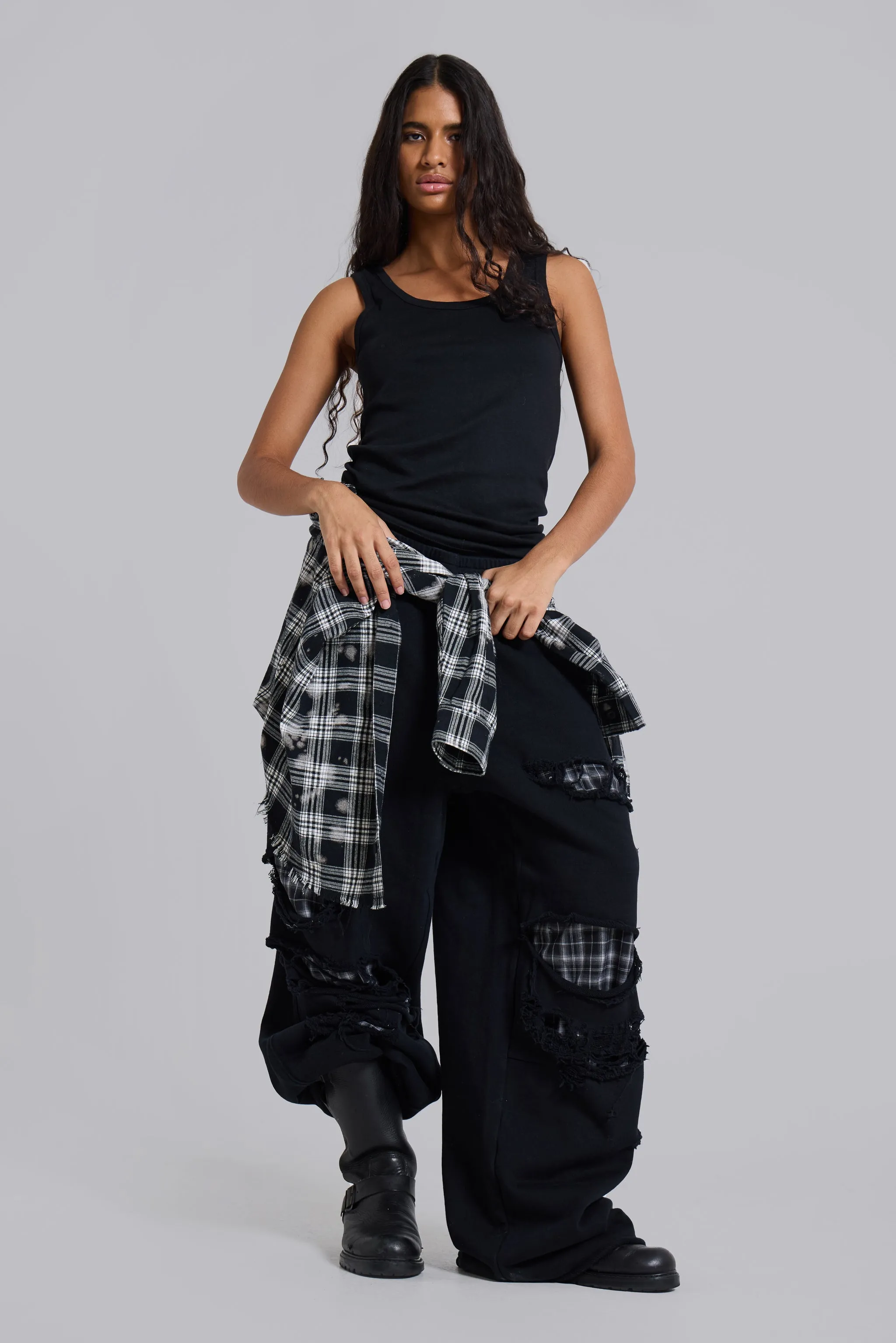 Spirit Checked Flannel Shirt sold by Jaded London product image thumbnail 3