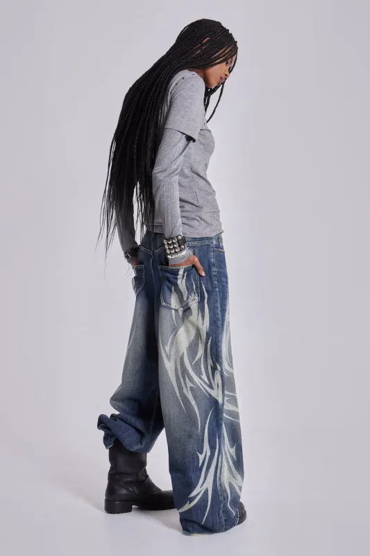 Jewel Blade XL Colossus Jeans sold by Jaded London