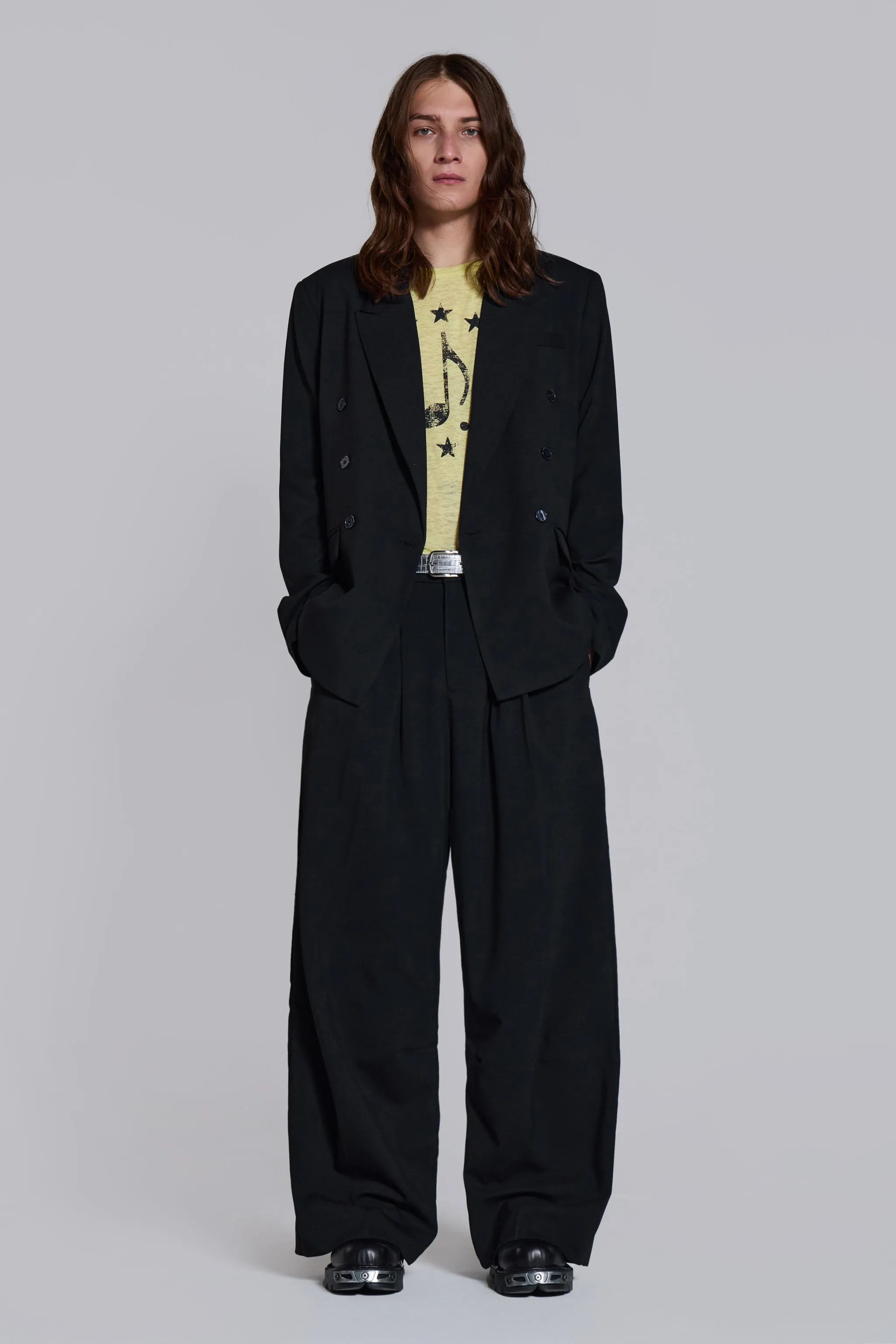 Goliath Double Breasted Boxy Blazer sold by Jaded London product image thumbnail 2