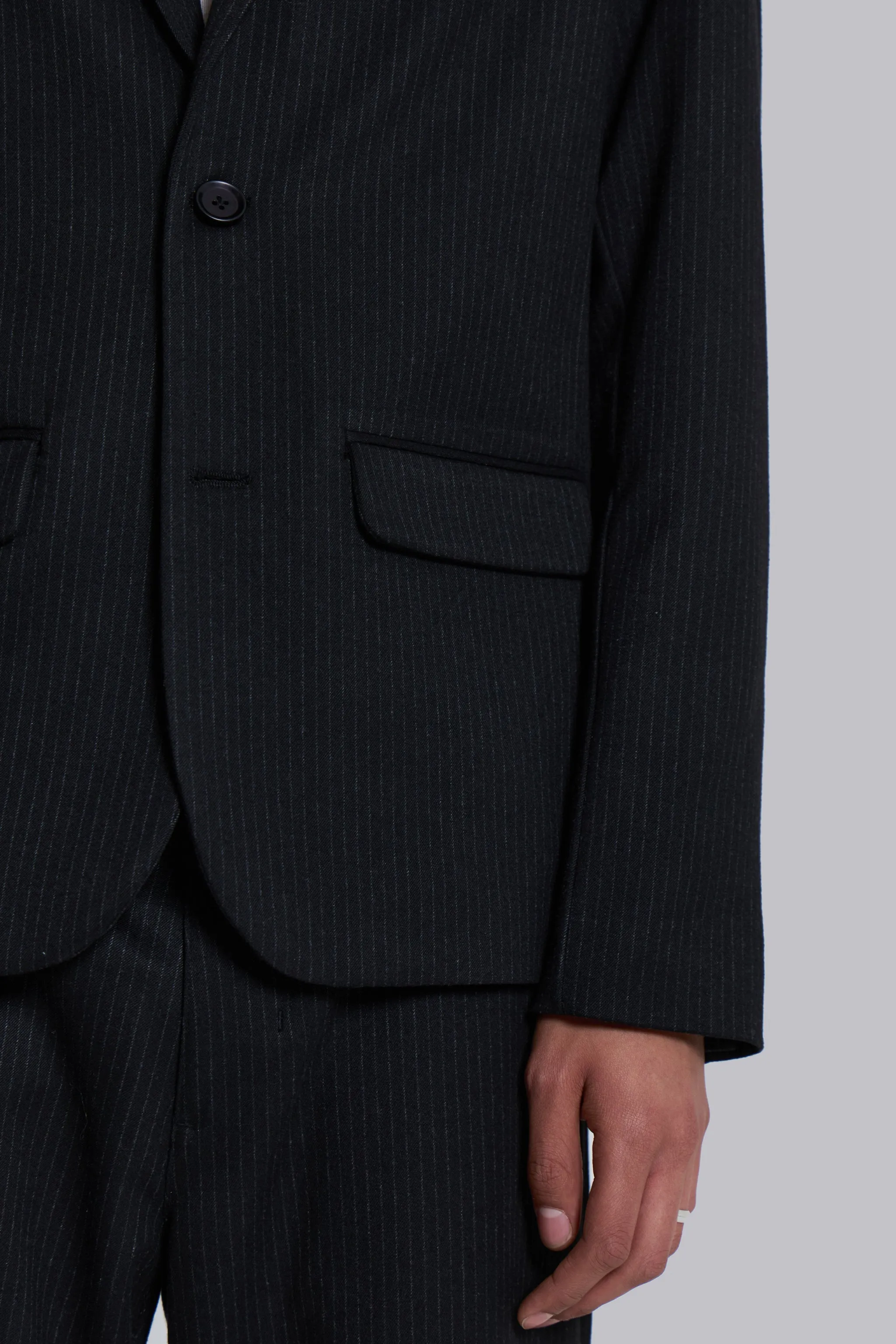 Libertine Pinstripe Slim Fit Blazer sold by Jaded London product image thumbnail 5