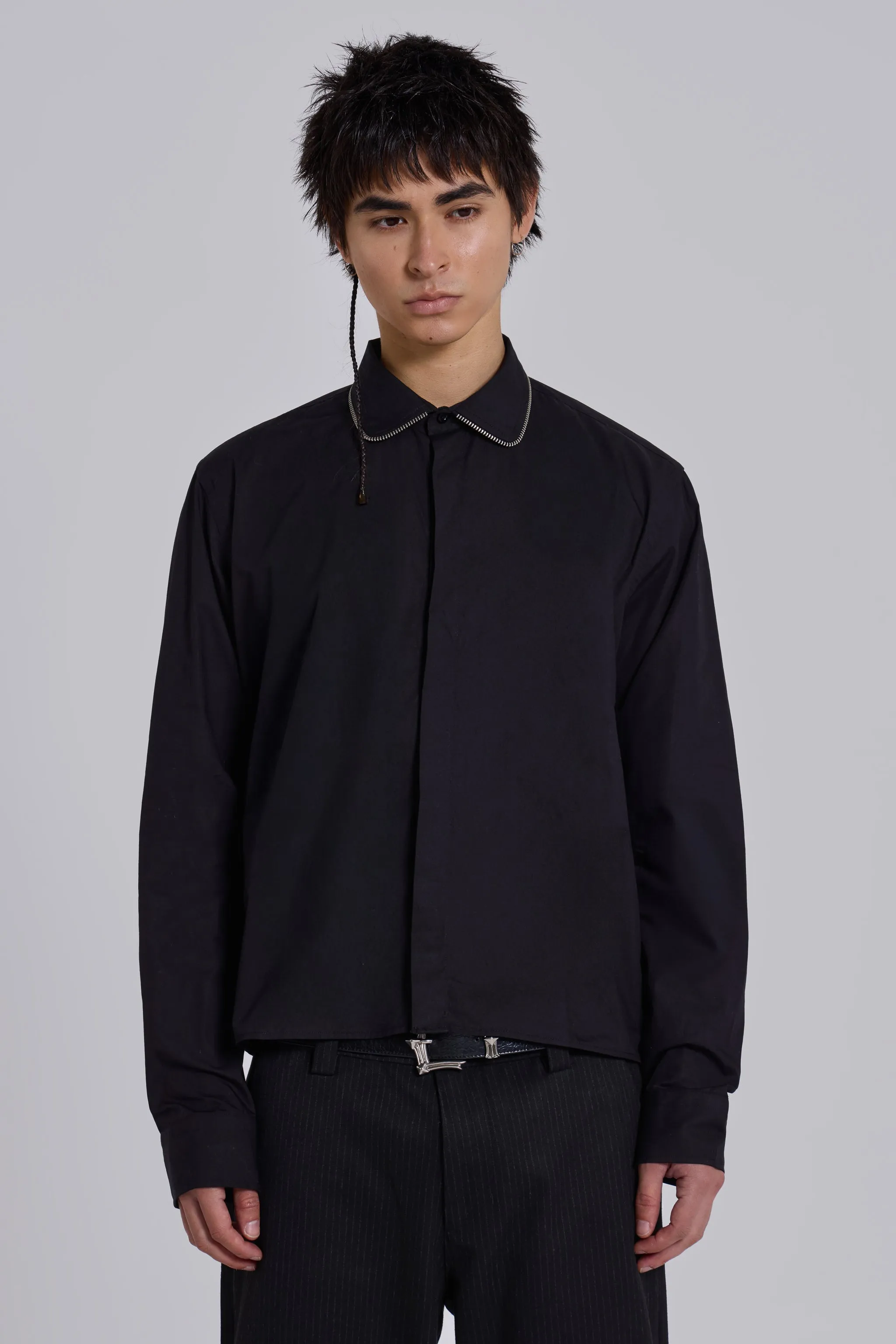 Haute Black Shirt sold by Jaded London