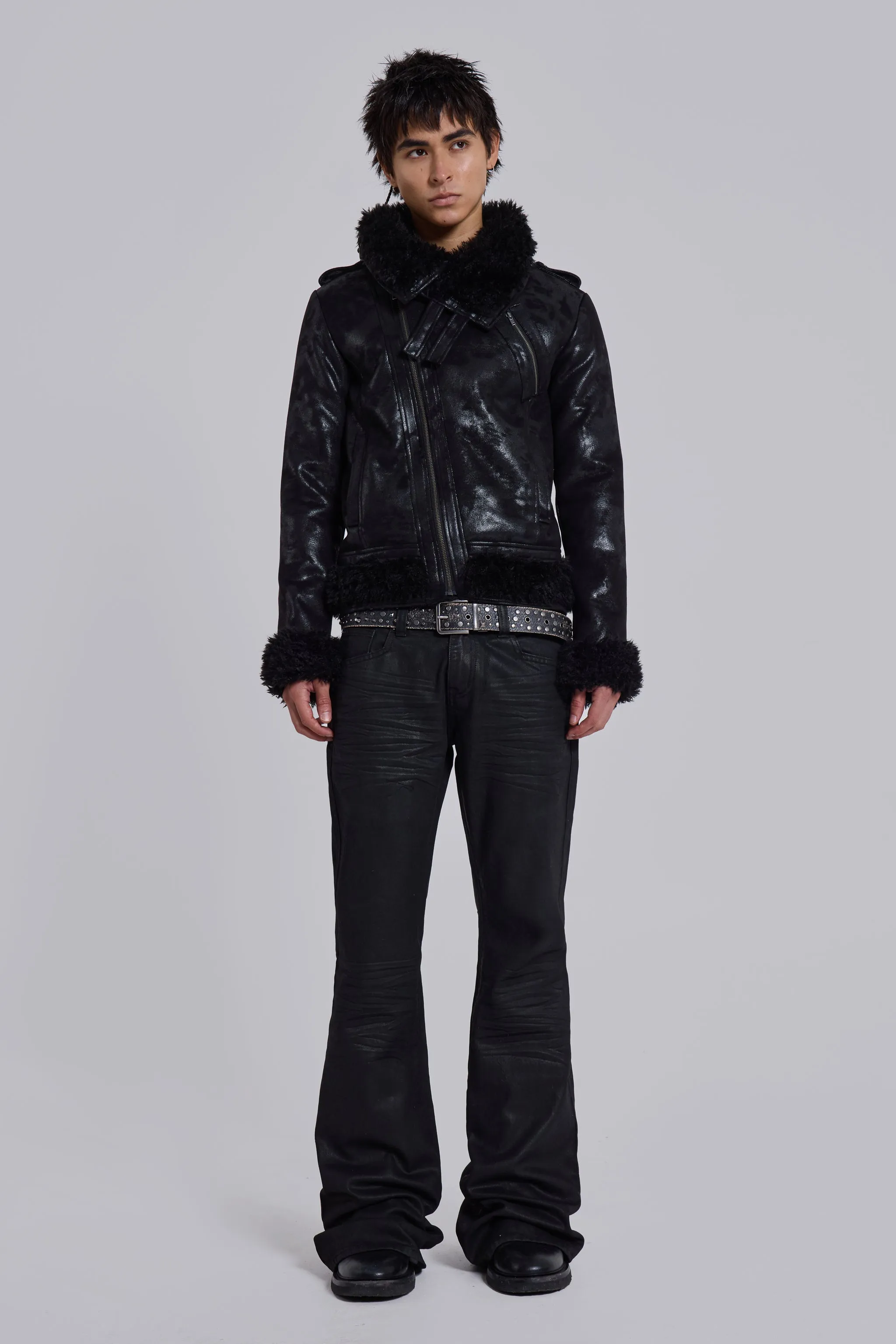 Spectre Shearling Jacket sold by Jaded London product image thumbnail 3