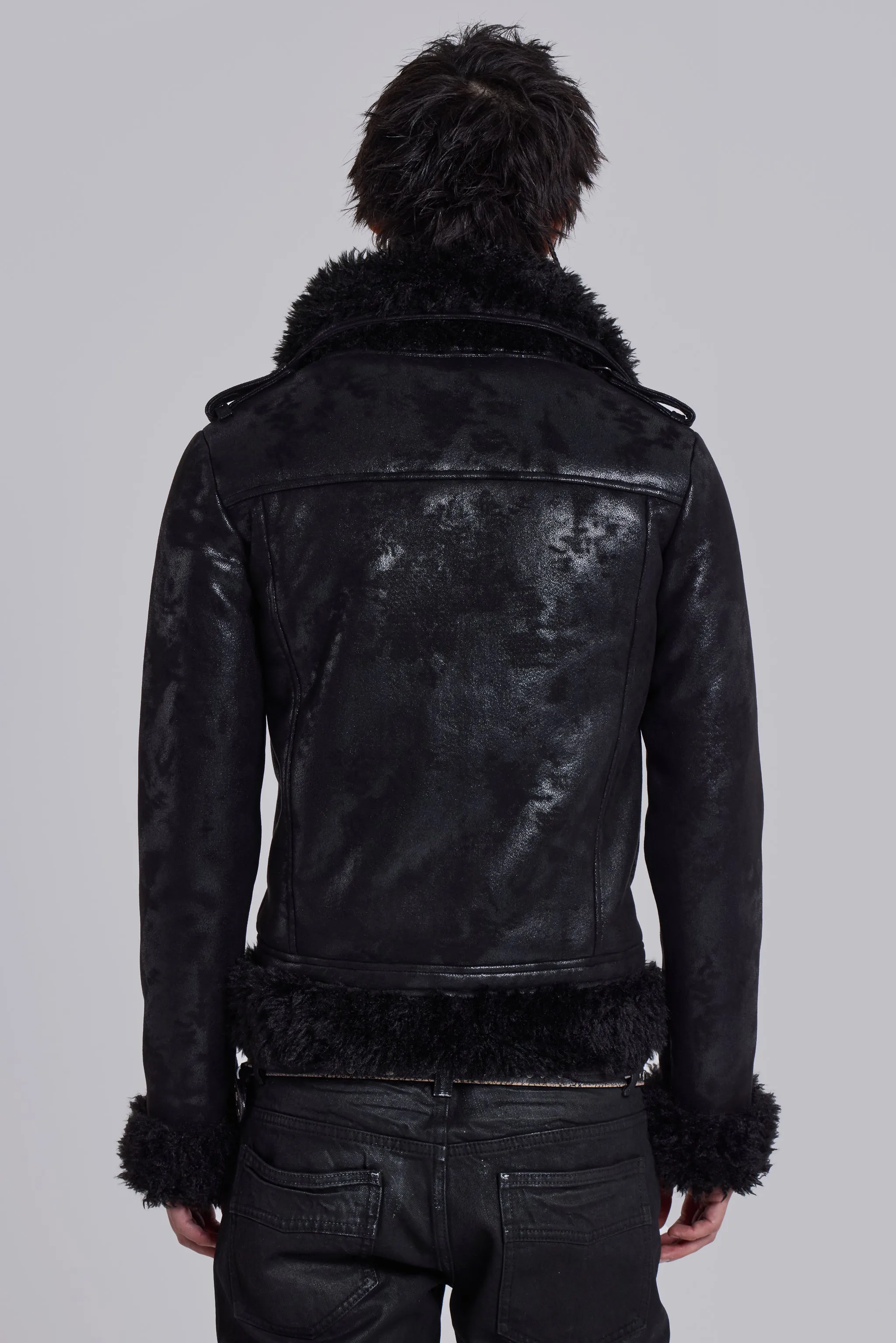 Spectre Shearling Jacket sold by Jaded London product image thumbnail 4
