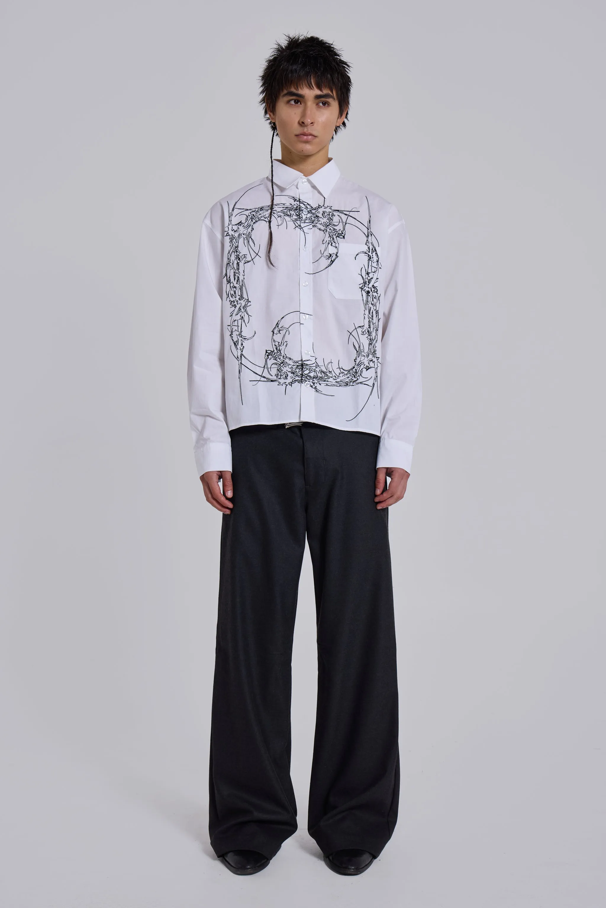 Opaque Button-Up Shirt sold by Jaded London product image thumbnail 2