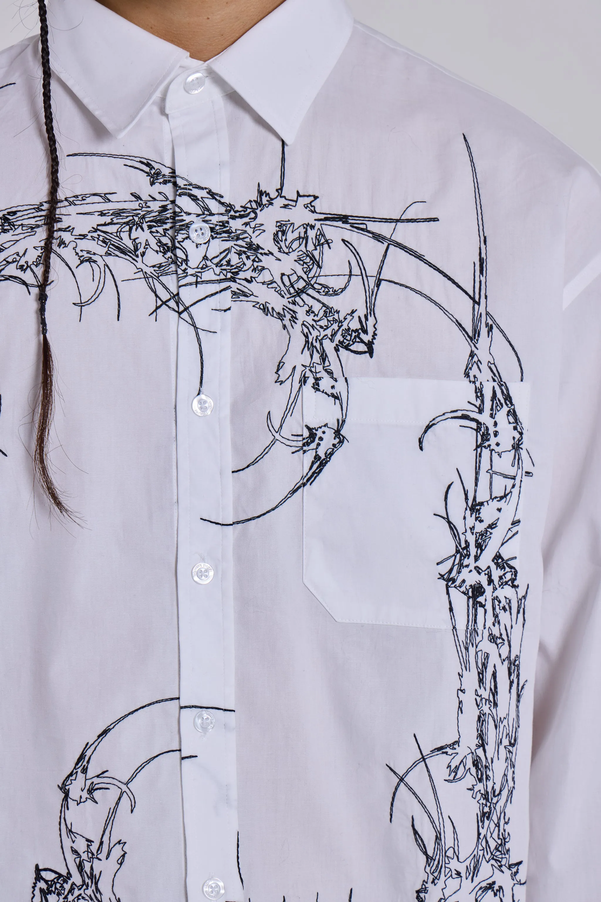 Opaque Button-Up Shirt sold by Jaded London product image thumbnail 4