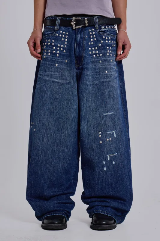 Diamond Fall XL Colossus Jeans sold by Jaded London