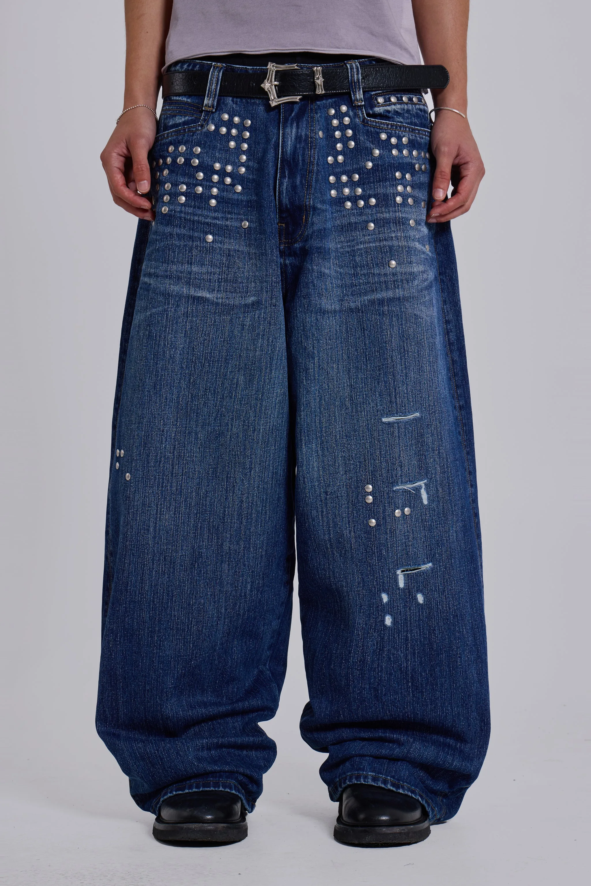Diamond Fall XL Colossus Jeans sold by Jaded London
