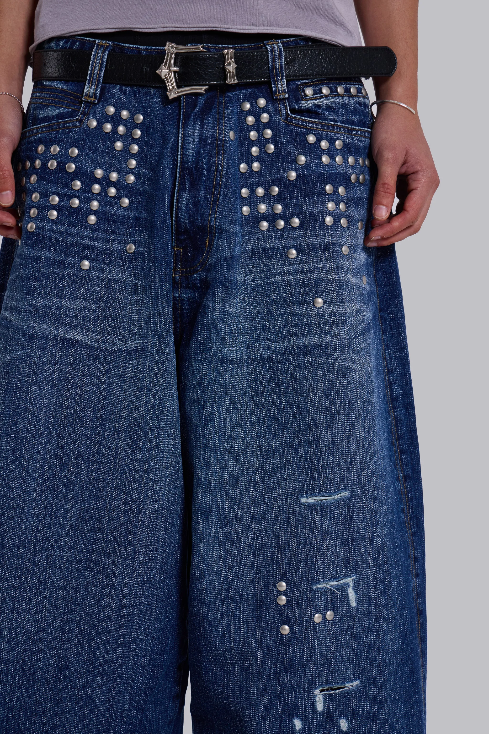 Diamond Fall XL Colossus Jeans sold by Jaded London product image thumbnail 4