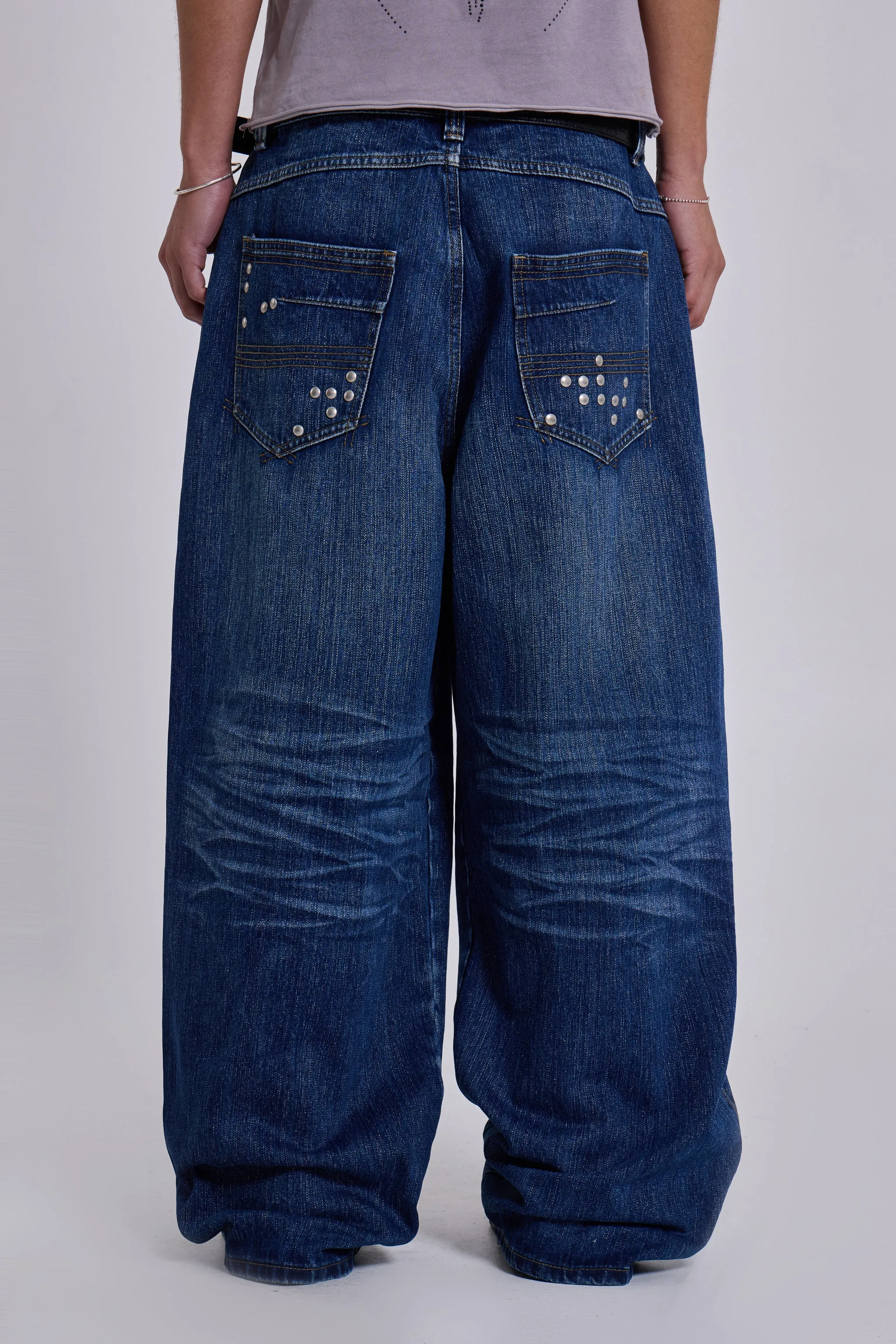 Diamond Fall XL Colossus Jeans sold by Jaded London product image thumbnail 2