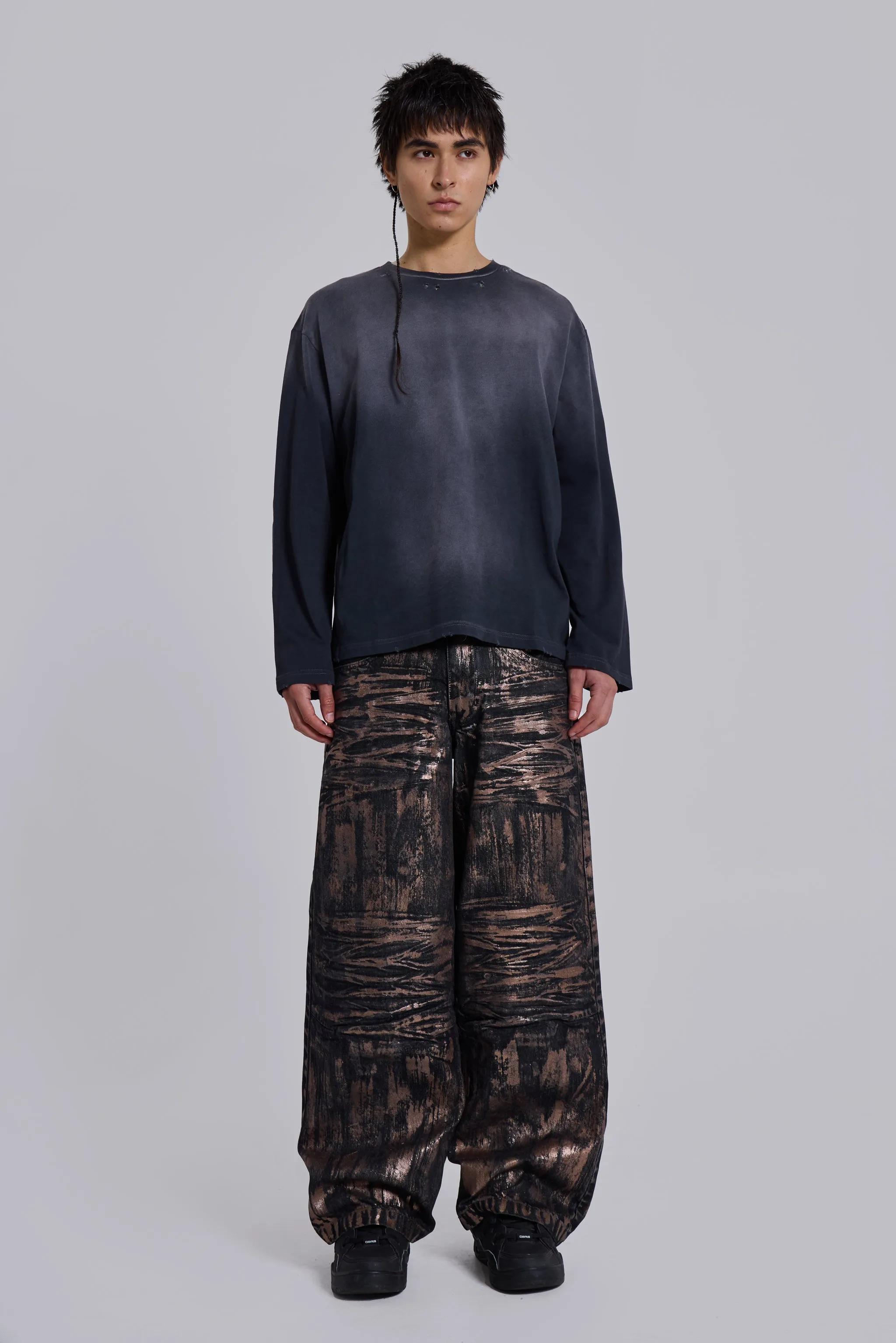 Gold Coated Colossus Jeans sold by Jaded London product image thumbnail 2