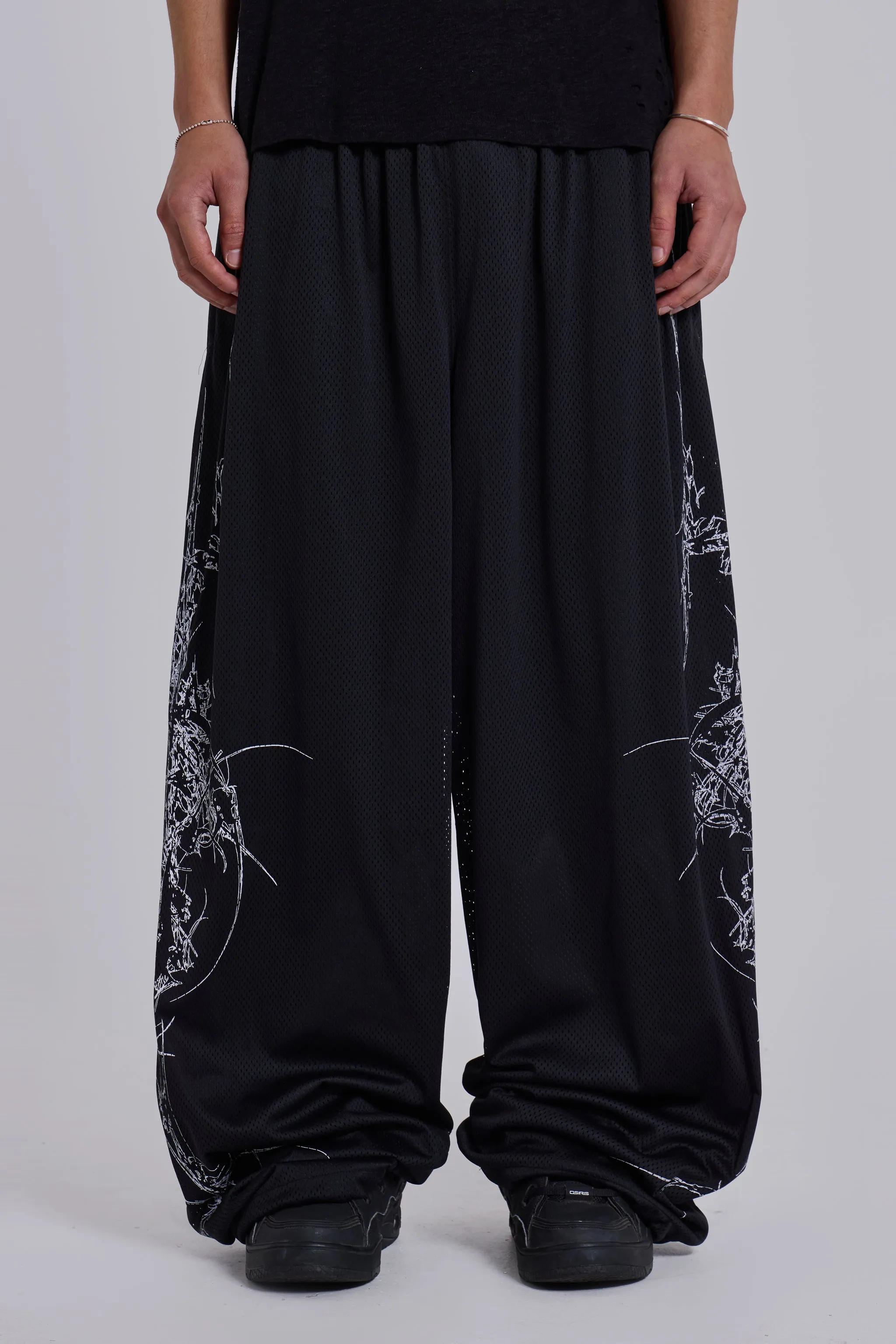 Opaque Airtex Vapor Joggers sold by Jaded London