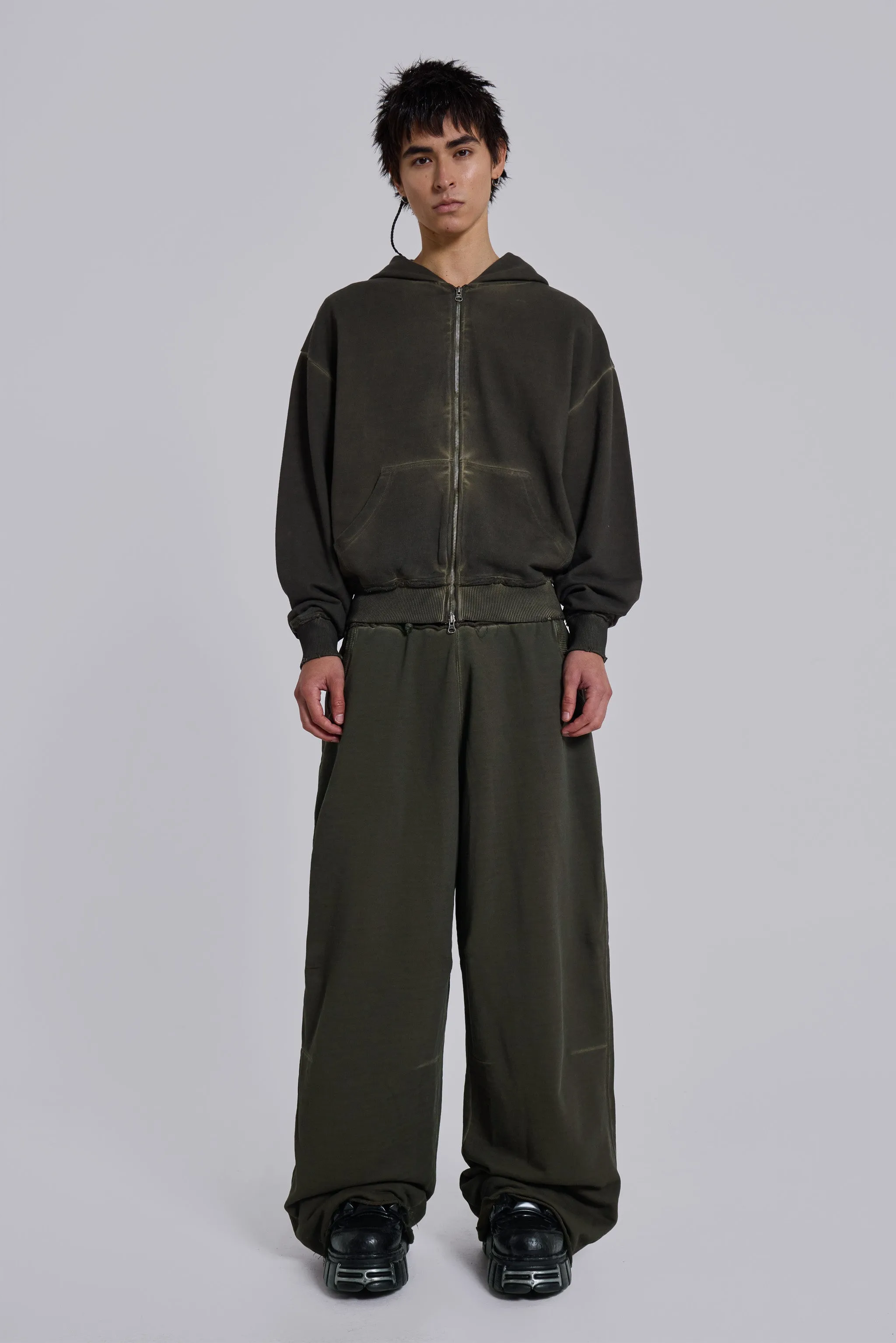 Khaki Oversized Monster Hoodie sold by Jaded London product image thumbnail 5