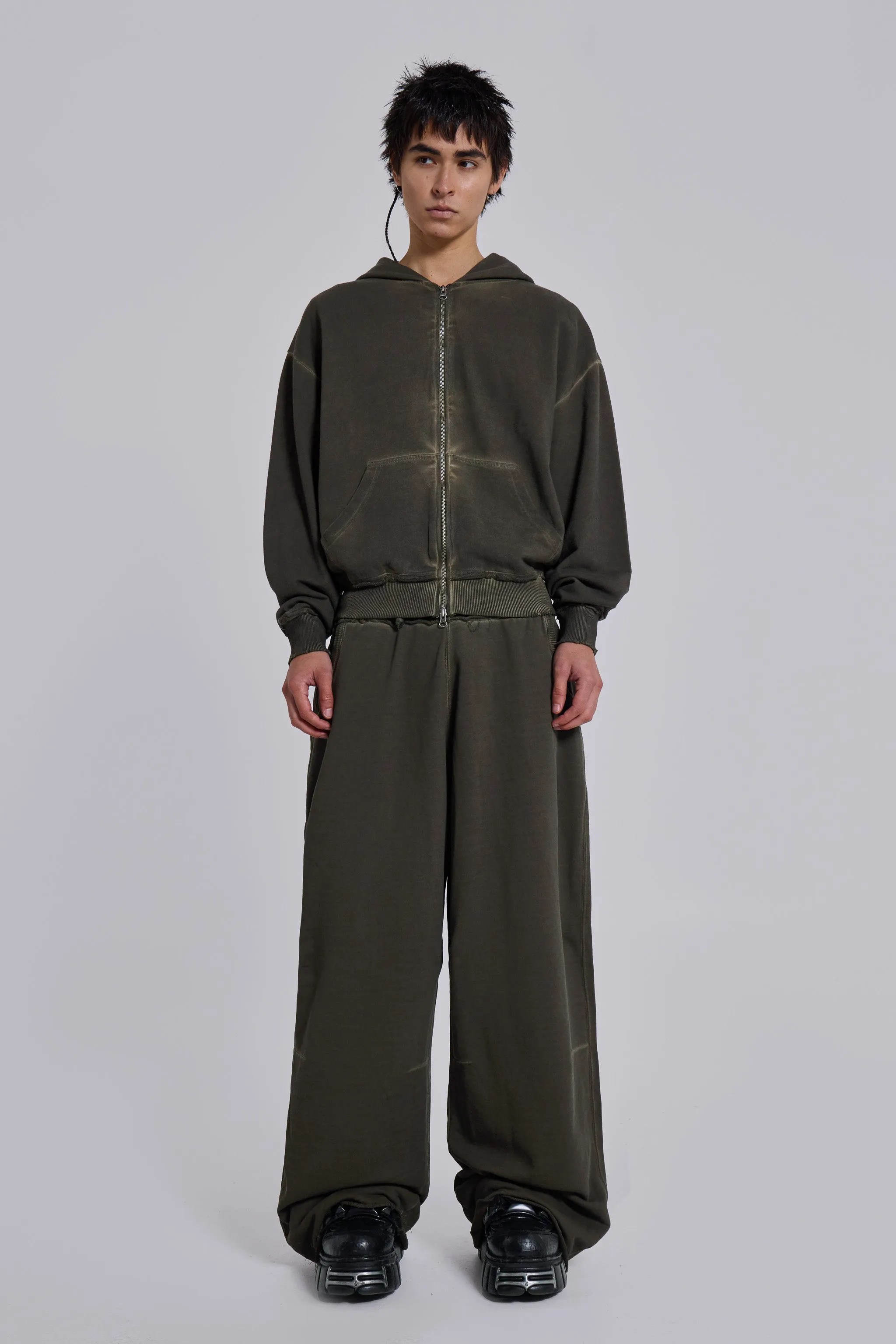 Khaki Oversized Monster Hoodie sold by Jaded London product image thumbnail 2