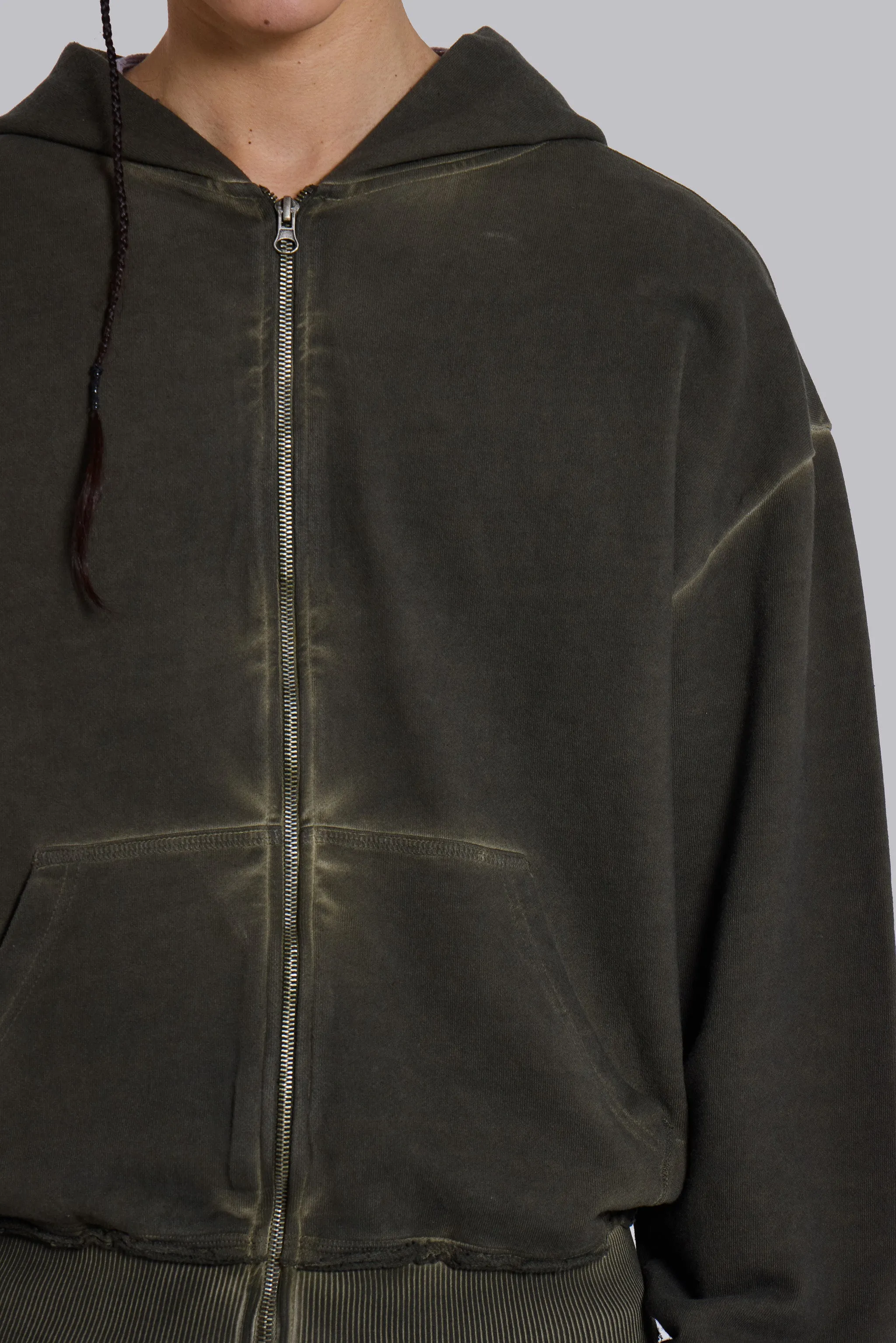 Khaki Oversized Monster Hoodie sold by Jaded London product image thumbnail 3