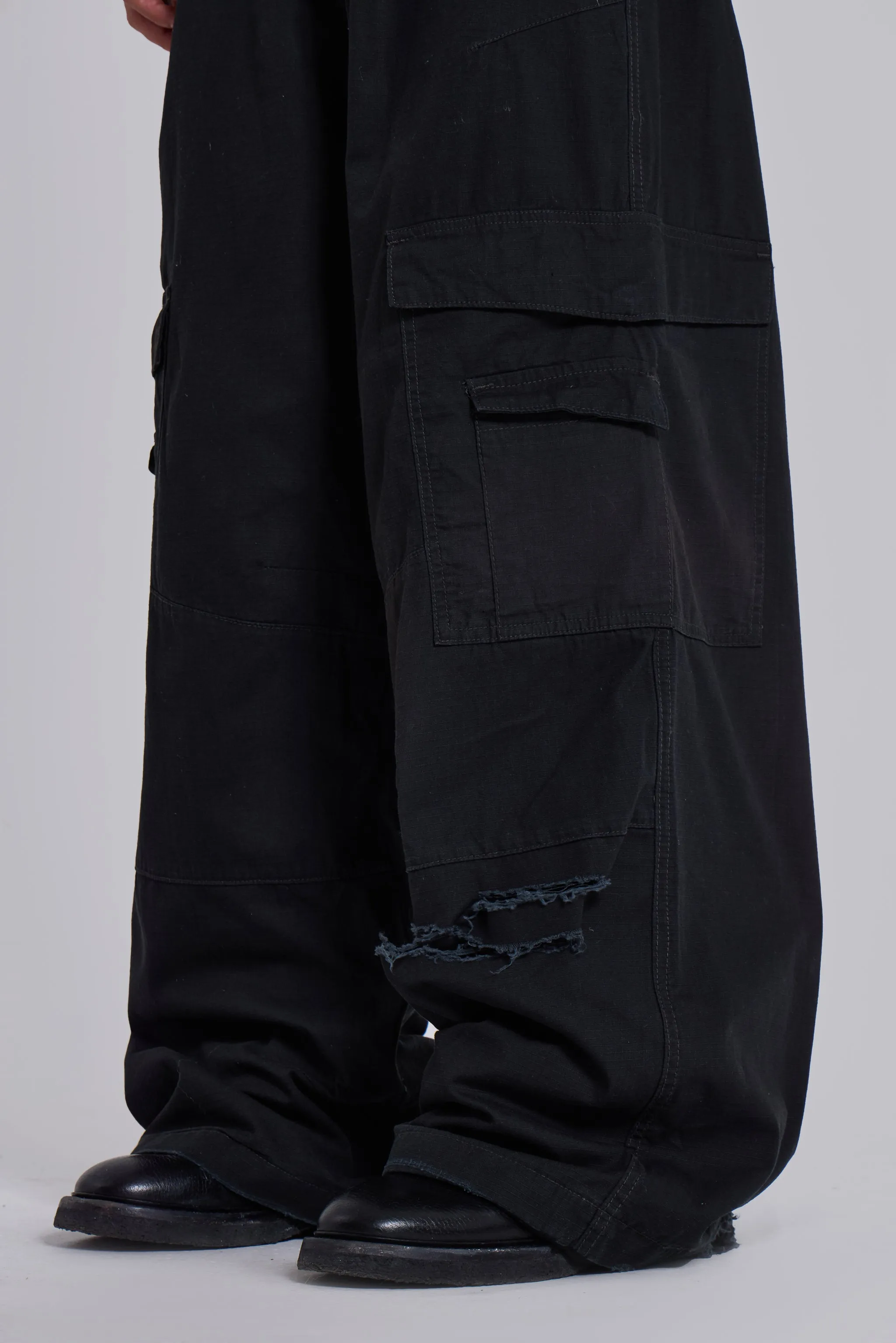 Black Titan Cargos sold by Jaded London product image thumbnail 5