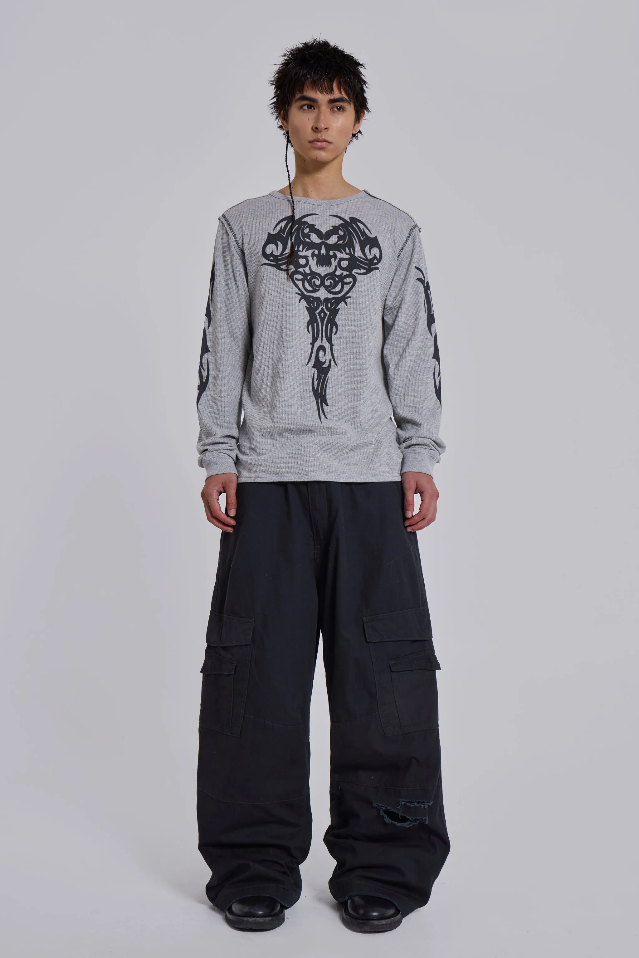 Black Titan Cargos sold by Jaded London product image thumbnail 2